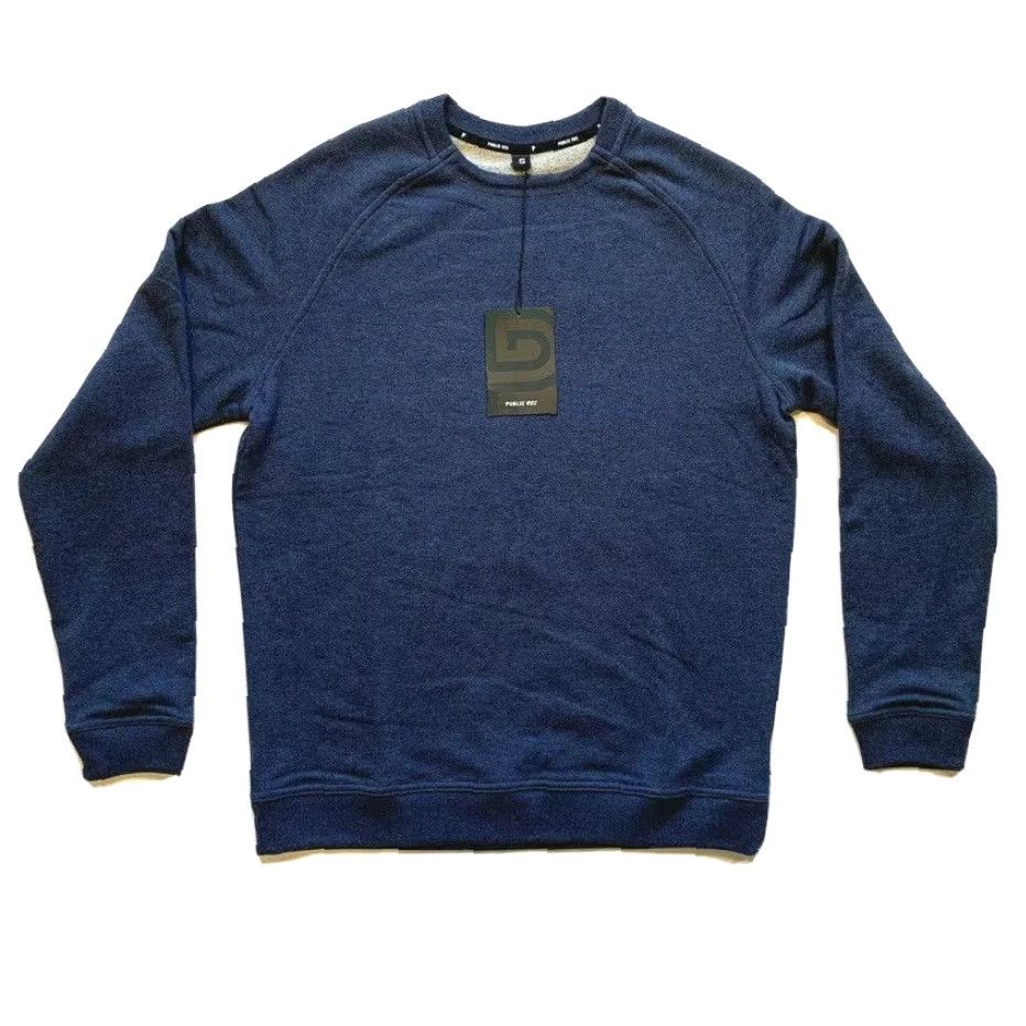 Vintage Public Rec Sweater Mens Small Blue Sweatshirt Weekend Crew Pima French Terry Size US S / EU 44-46 / 1 - 2 Thumbnail