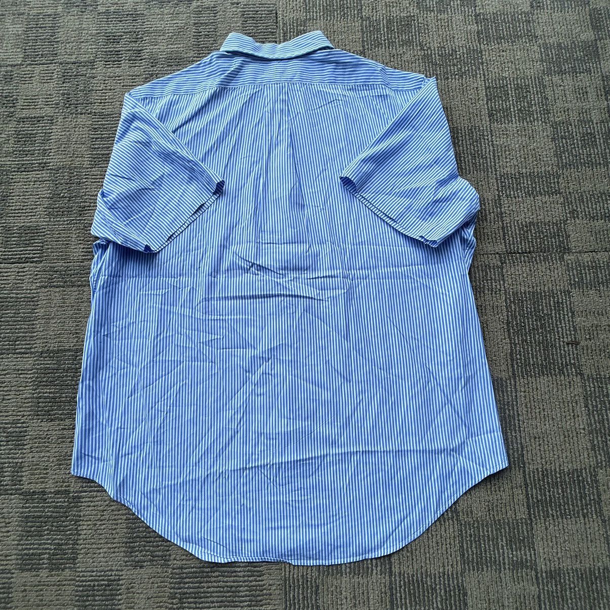 Polo Ralph Lauren Vintage Polo Ralph Lauren Blue/White Striped Button-Up Shirt Size US XL / EU 56 / 4 - 2 Thumbnail