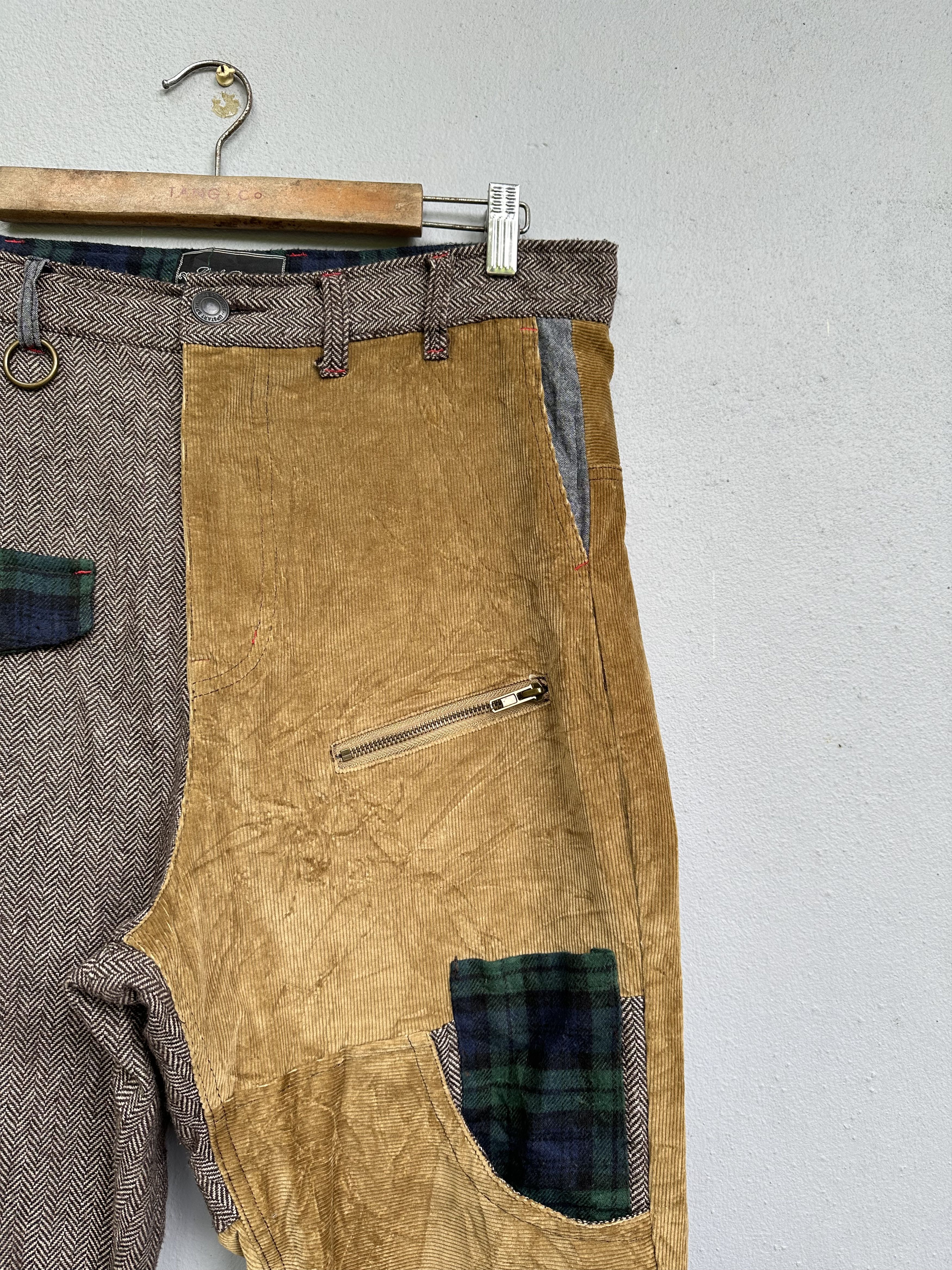 Kapital Brth Breath Reconstructed Hybrid Reworked Patchwork Pant Size US 34 / EU 50 - 10 Thumbnail