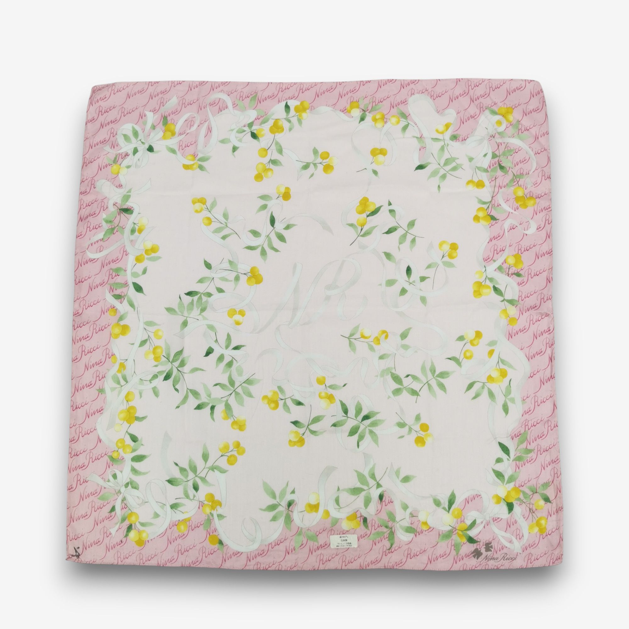 Japanese Brand Vintage Nina Ricci Handkerchief Bandana Neckerchief Size ONE SIZE - 1 Thumbnail