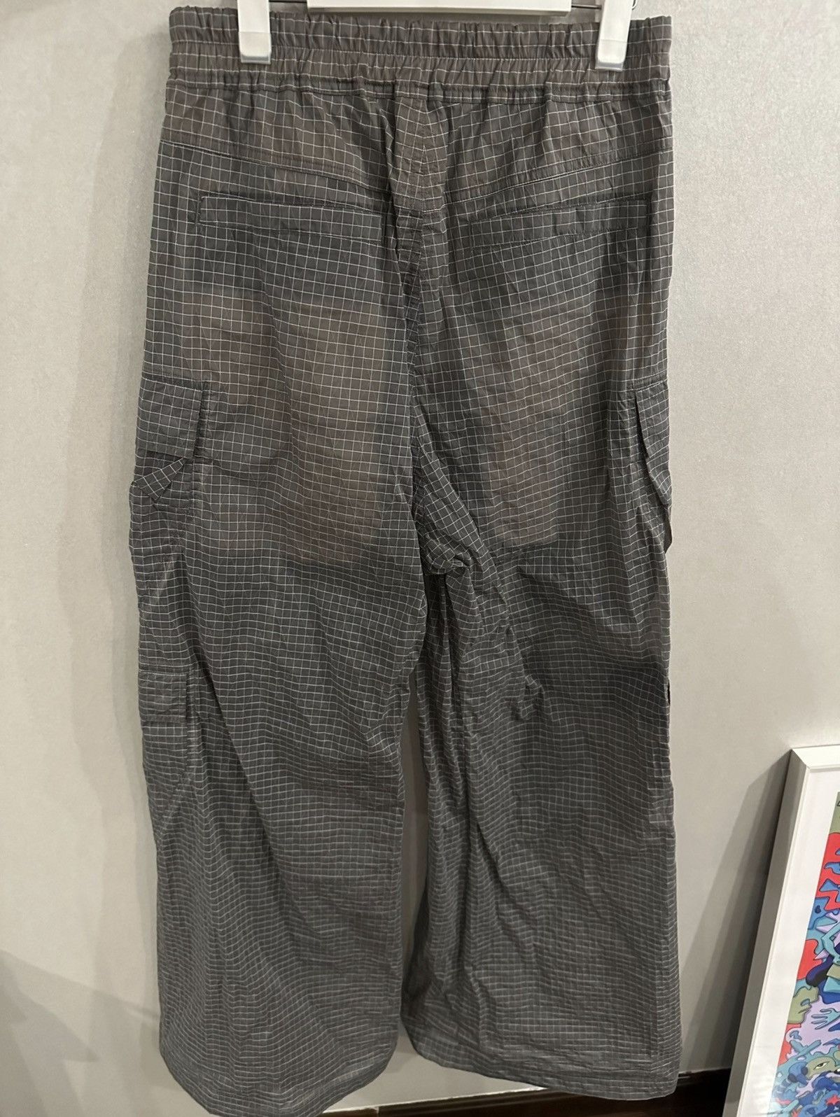 Rick Owens Rick Owens checked squared wide leg pants Size US 32 / EU 48 - 2 Thumbnail