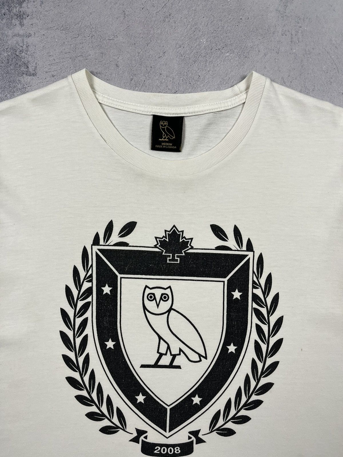 Drake Vintage Drake OWO Octobers Very Owl big logo rap tee 2008 Size US M / EU 48-50 / 2 - 3 Thumbnail