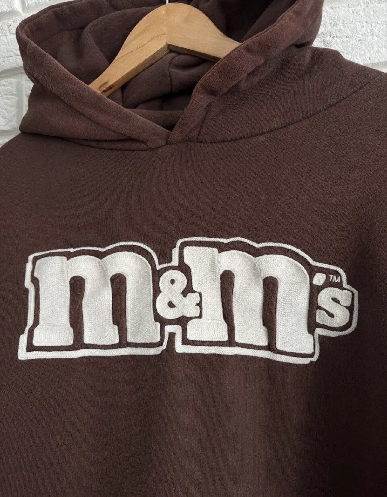 Vintage M&M’s mens vintage hoodie brown size XL rare Y2K style Size US XL / EU 56 / 4 - 5 Thumbnail