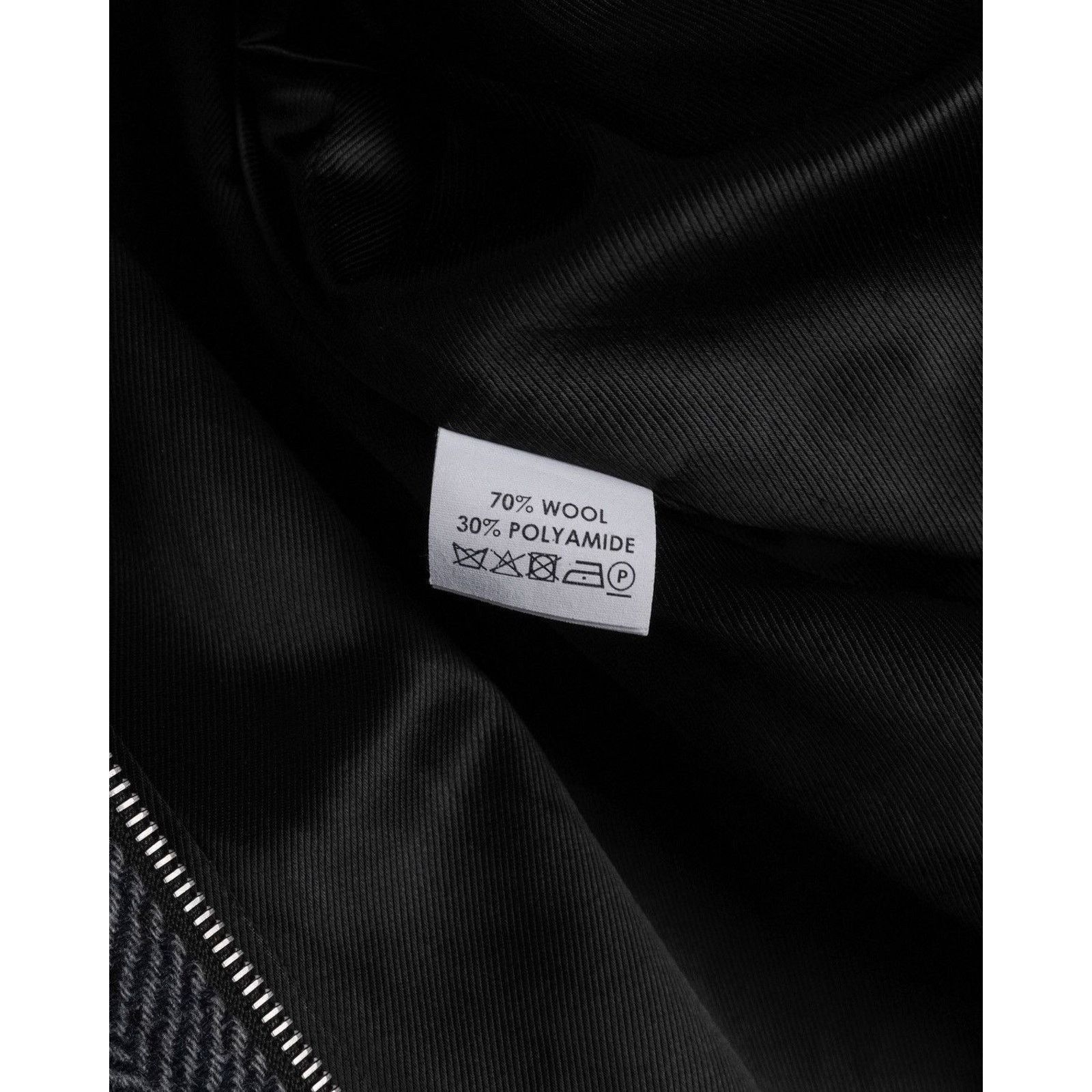 Dries Van Noten Dries van noten herringbone gray wool bomber jacket Size US L / EU 52-54 / 3 - 12 Thumbnail