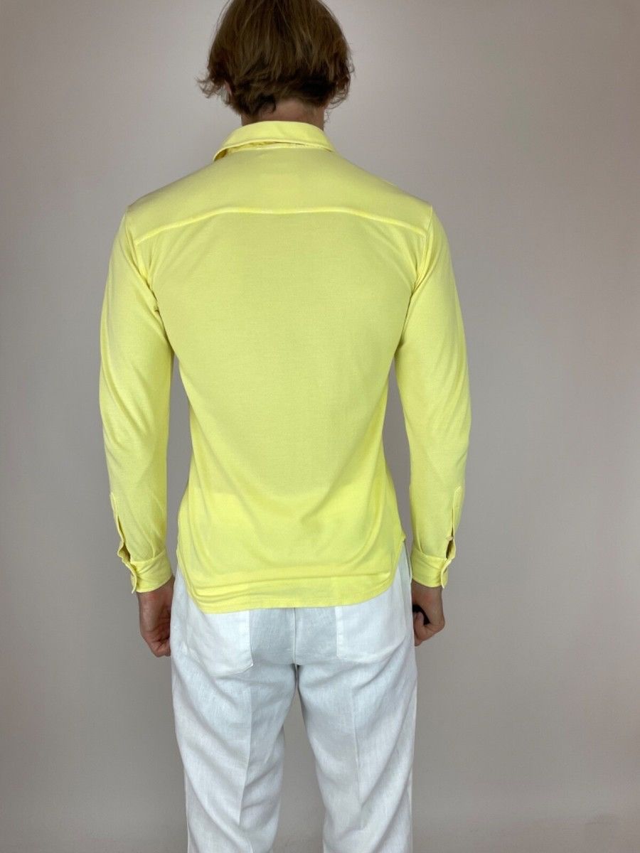 Fedeli FEDELI stretching Shirt Long Sleeve Mens size 48 Size US M / EU 48-50 / 2 - 2 Thumbnail