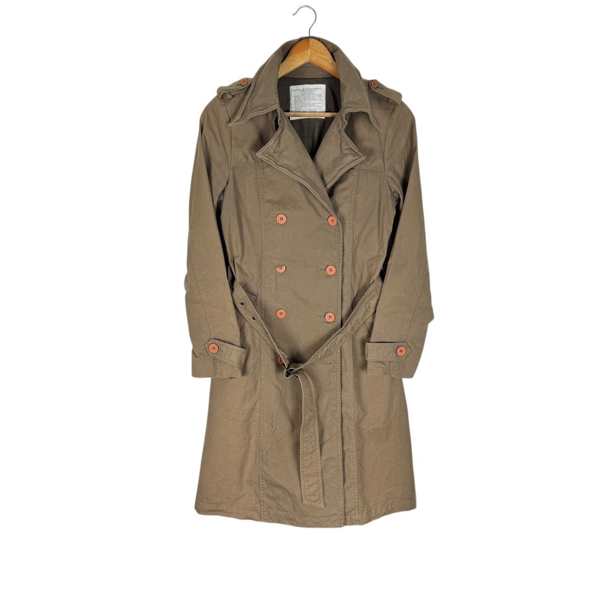 GOA ☀️GOA MILITARY TRENCH COAT JACKET Size S / US 4 / IT 40 - 1 Thumbnail
