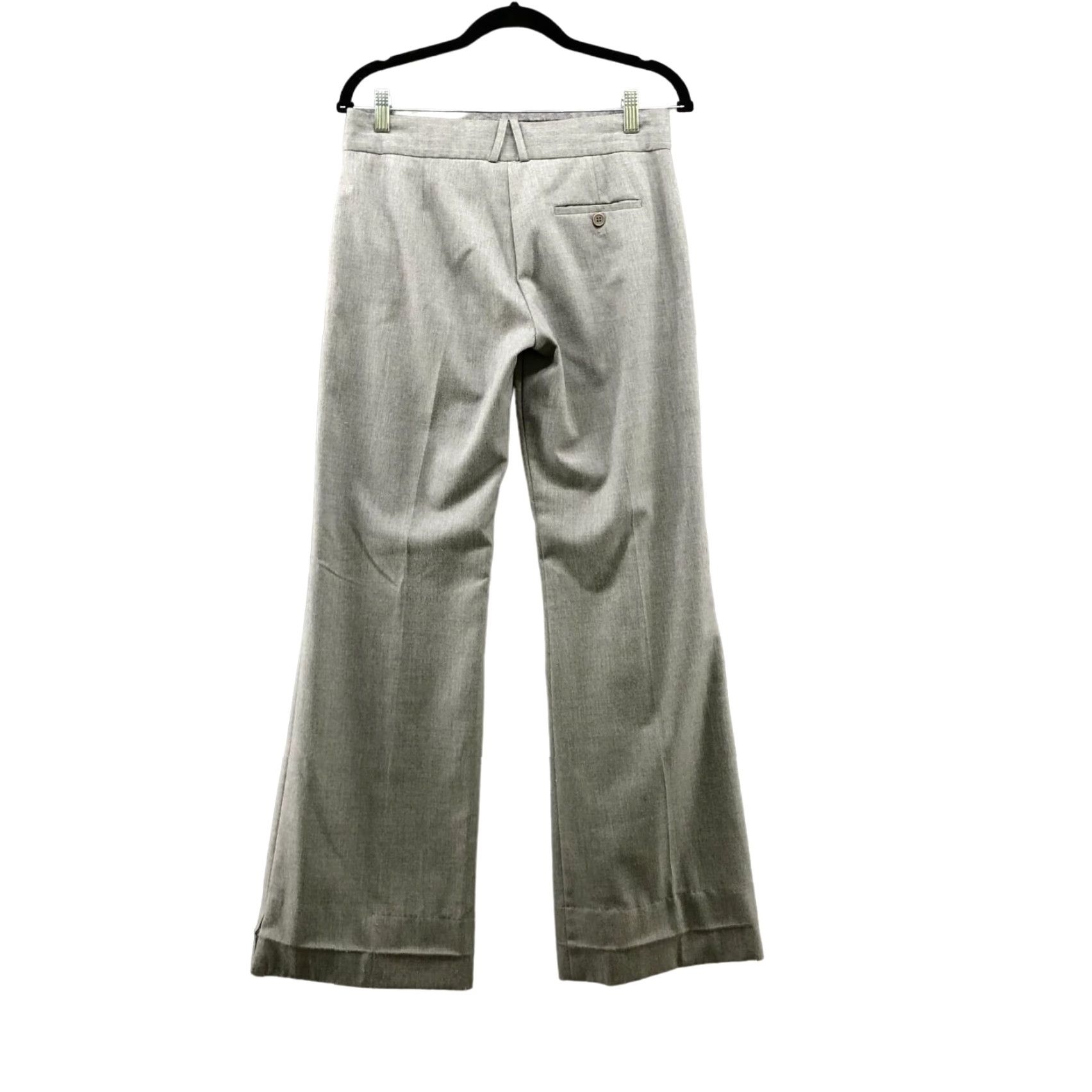 Bcbgmaxazria BCBG Maxazria Flare Dress Pants Womens 4 Mid Rise Gray Bootcut Workwear Career Dress Pants Size 27" / US 4 / IT 40 - 2 Thumbnail