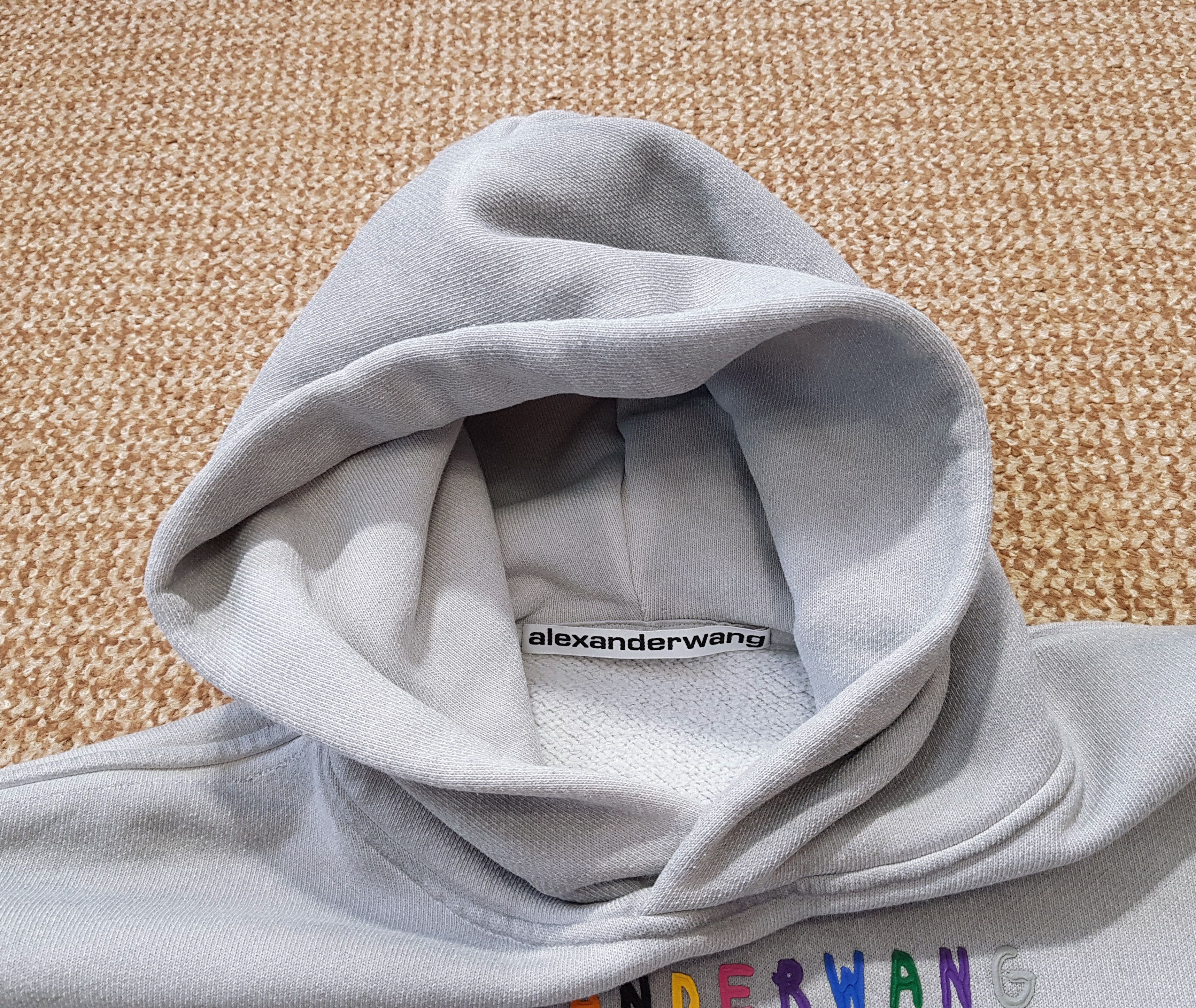 Alexander Wang Alexander Wang Women's Logo Detailed Hoodie Sweatshirt XXS Size XXS / US 00 / IT 34 - 10 Thumbnail