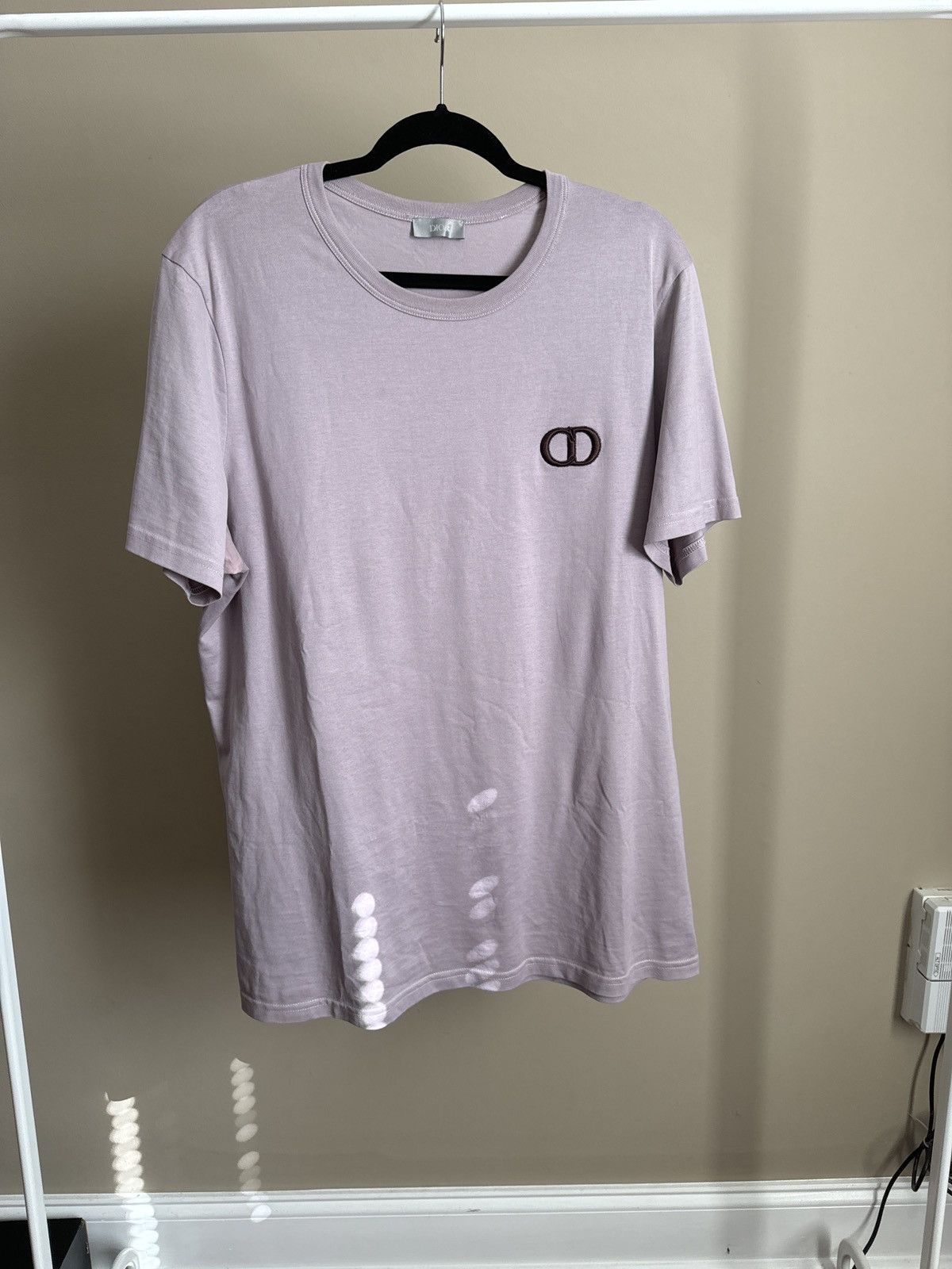 Dior Dior Icon Logo Lavender T Shirt Size US XL / EU 56 / 4 - 1 Thumbnail