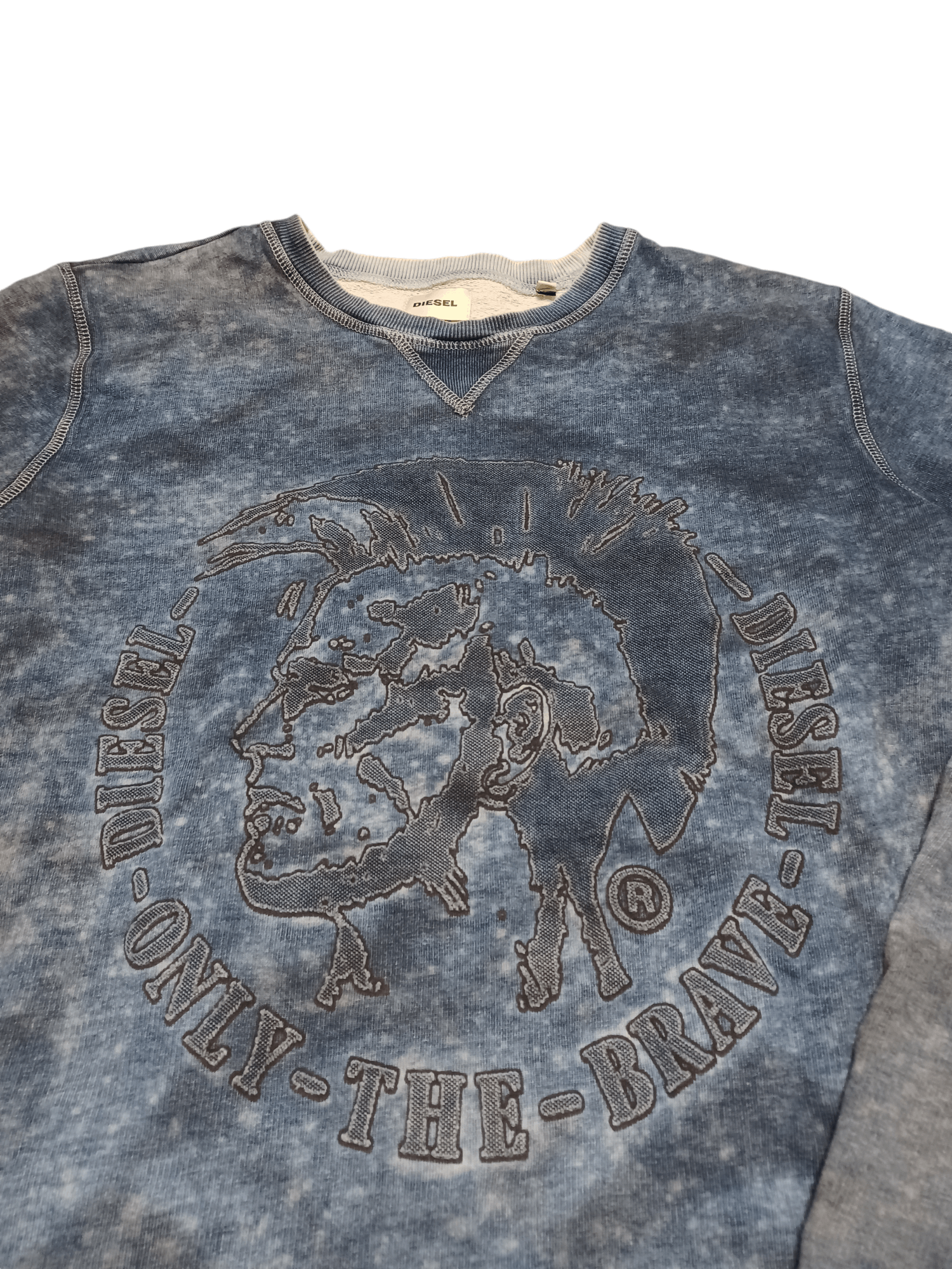 Diesel DIESEL VINTAGE AVANTGARDE BIGLOGO SWEATSHIRT Size US M / EU 48-50 / 2 - 2 Thumbnail