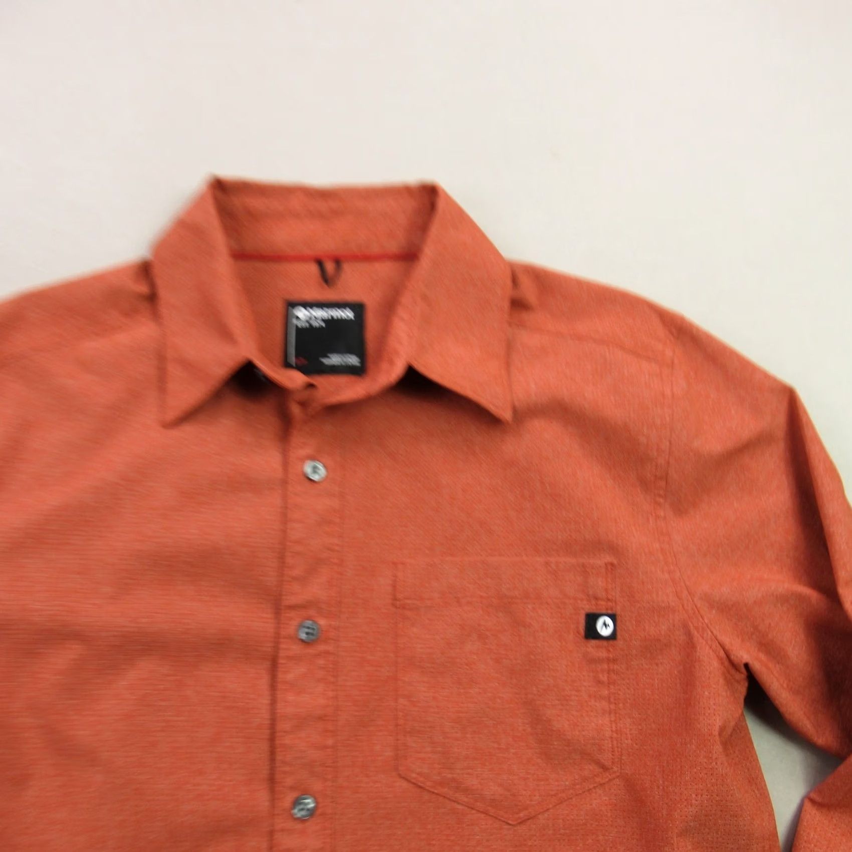 Marmot Marmot Shirt Mens Small Long Sleeve Button Up Pocket Outdoors Rust Casual Size US S / EU 44-46 / 1 - 2 Thumbnail