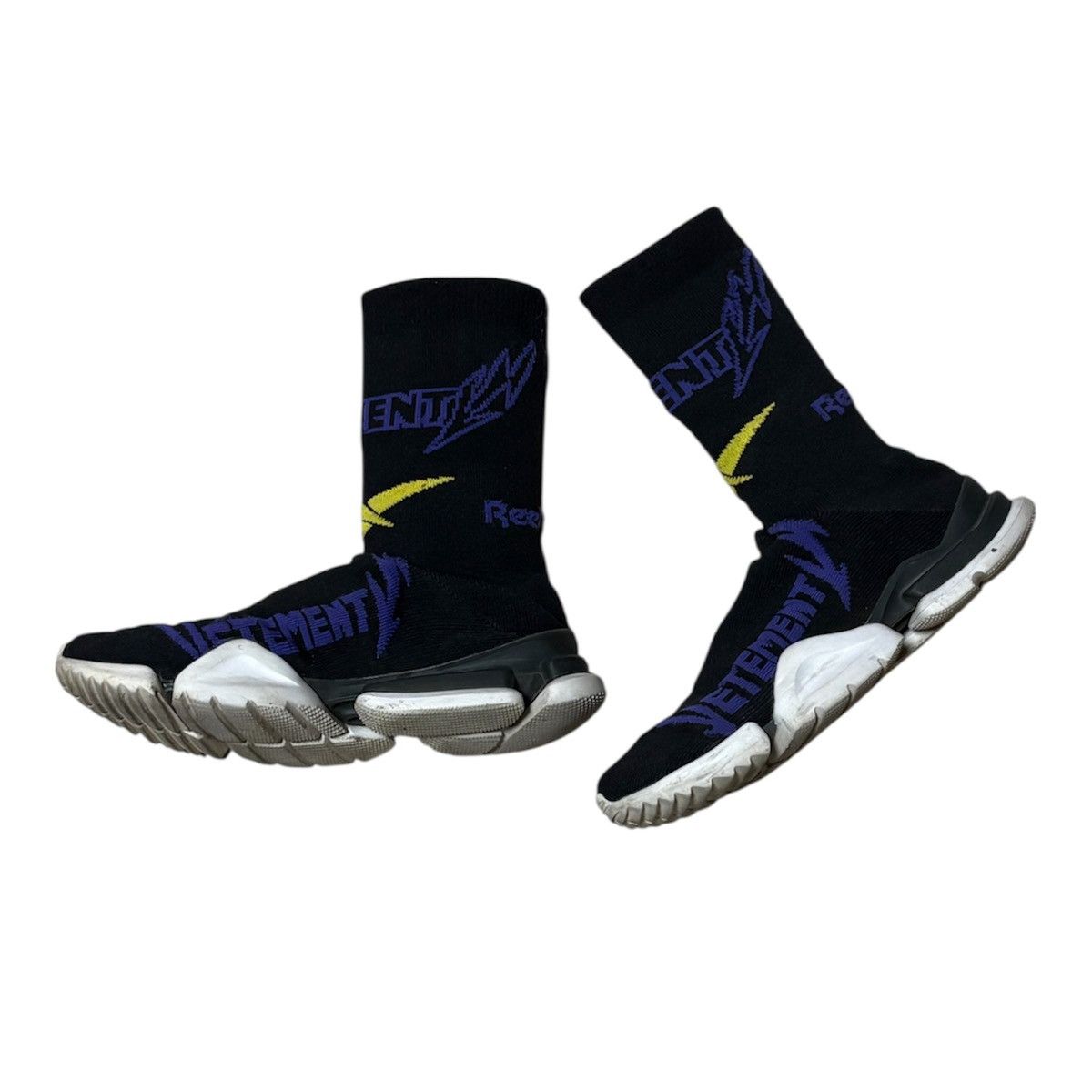 Reebok × Vetements SS2019 VETEMENTS BY DEMNA REEBOK METAL SOCK SHOES Size US 7.5 / EU 40-41 - 6 Thumbnail