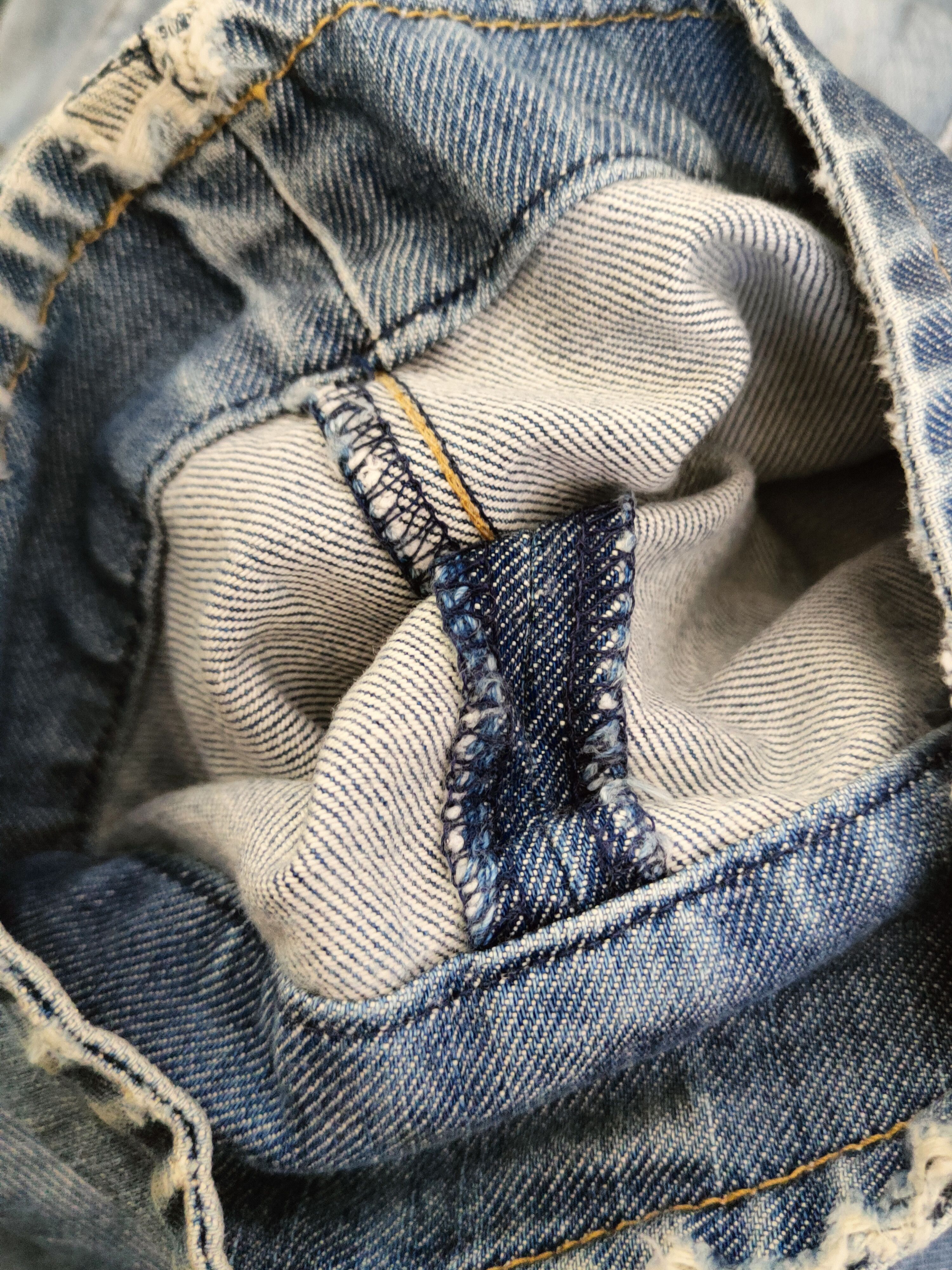 Levi's D Engineered Levi's Blue Distressed Ripped Jeans #S2920 Size US 30 / EU 46 - 15 Thumbnail