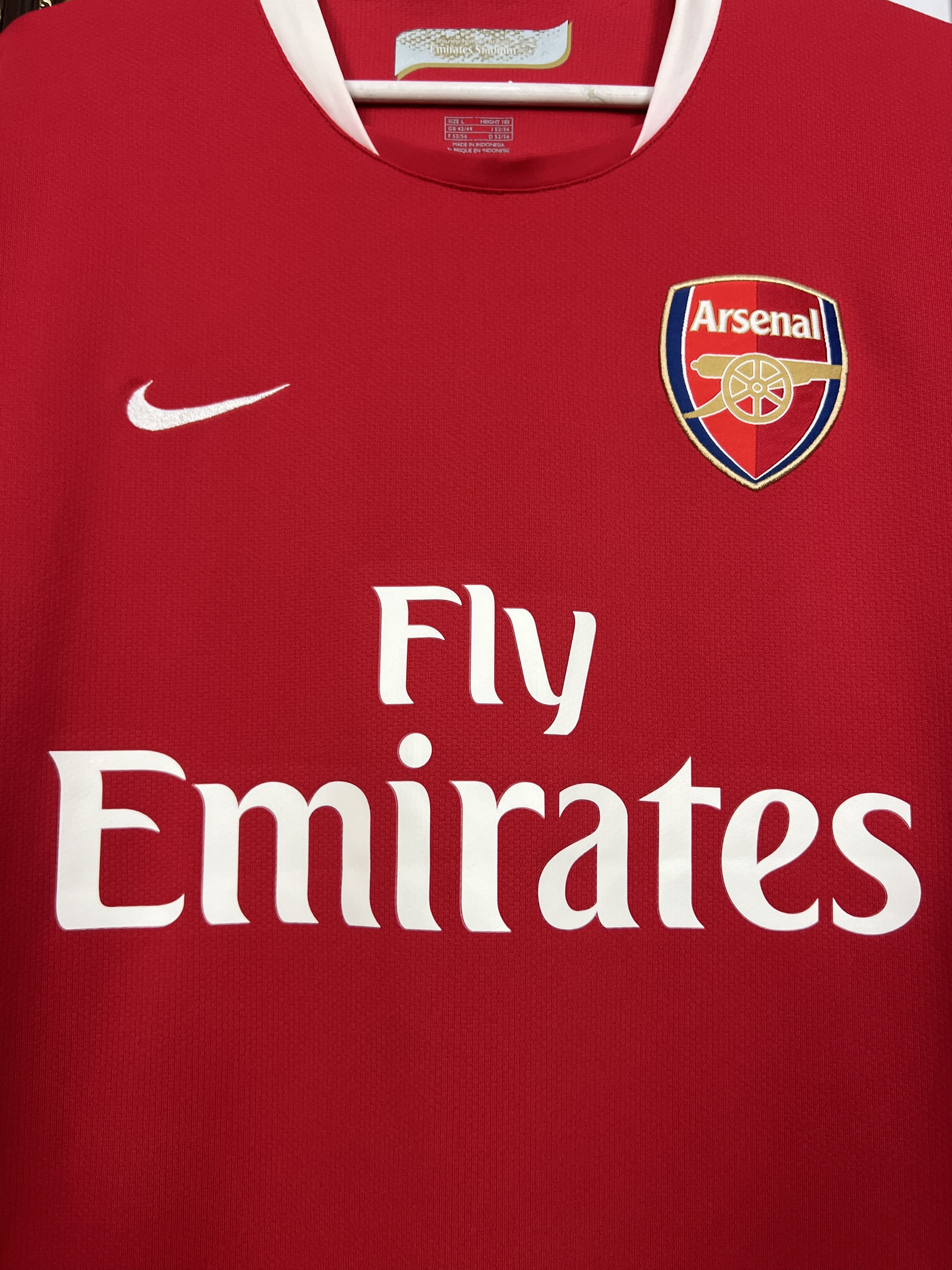 Nike Arsenal Home football shirt 2006 Soccer Nike Jersey Mens Size US L / EU 52-54 / 3 - 3 Thumbnail