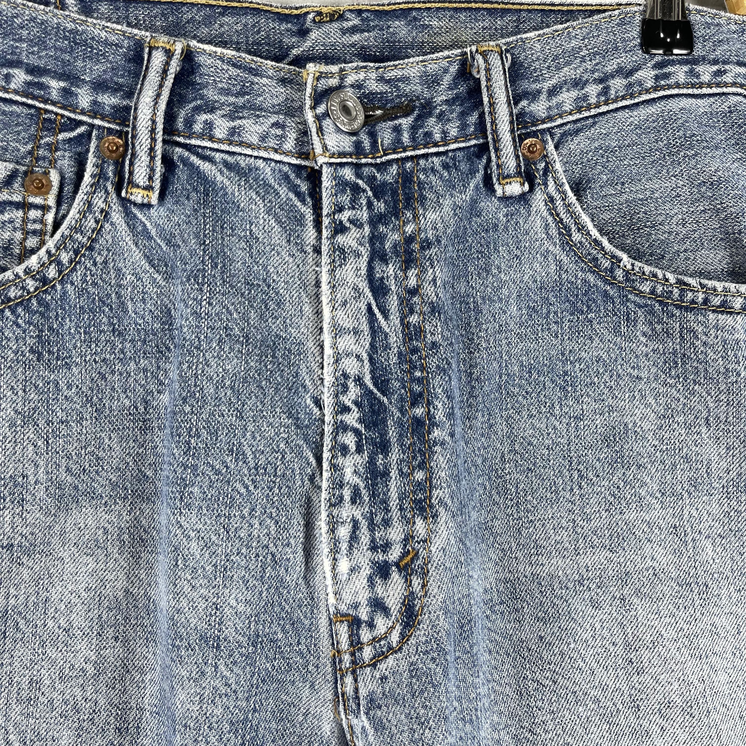 Jean × Levi's Size 33 Vintage Levis 550 Reconstruct High Rise Short Jeans Size US 33 - 3 Thumbnail