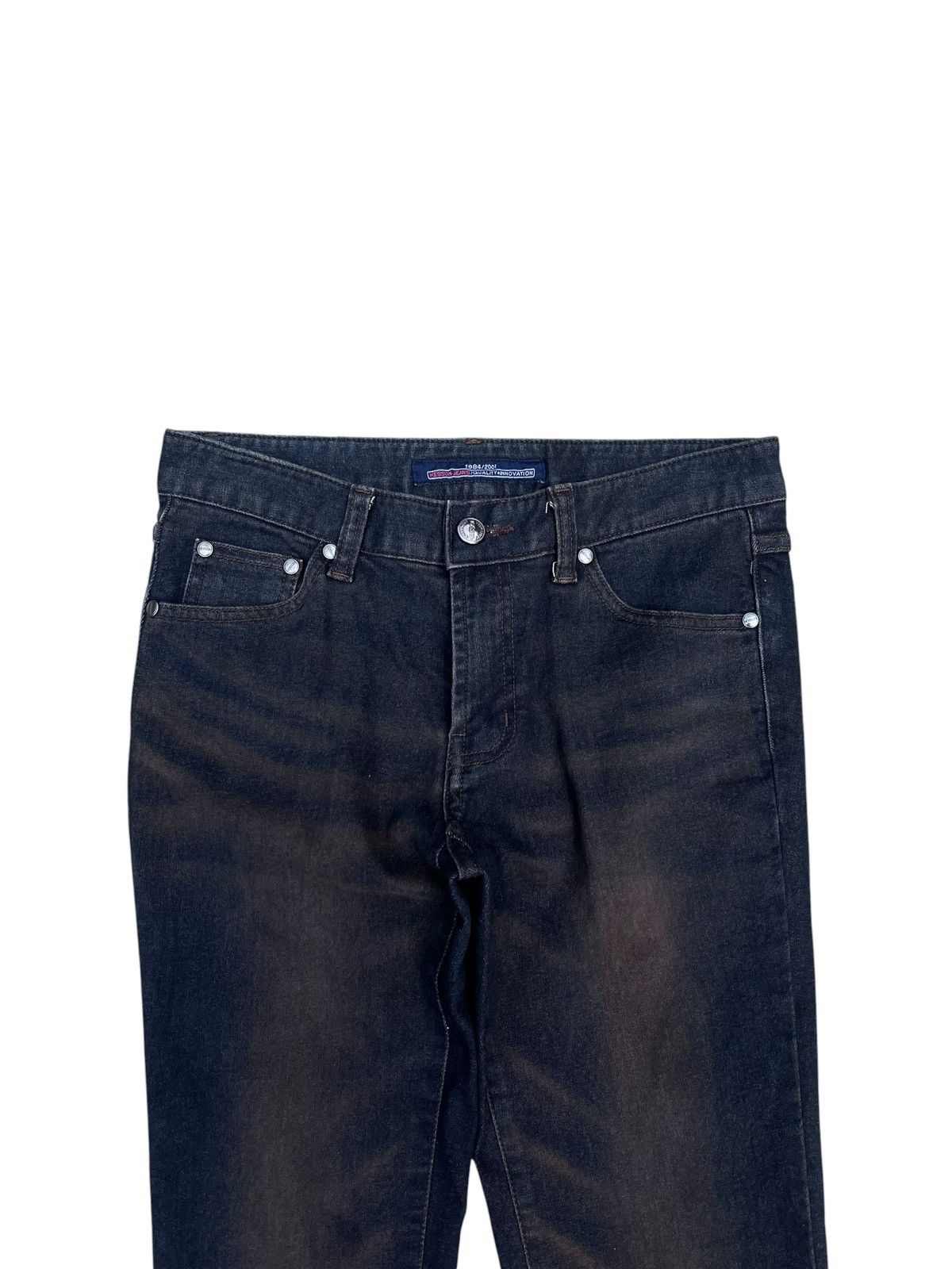Japanese Brand Kesson Flare Denim Pants Size US 27 - 2 Thumbnail