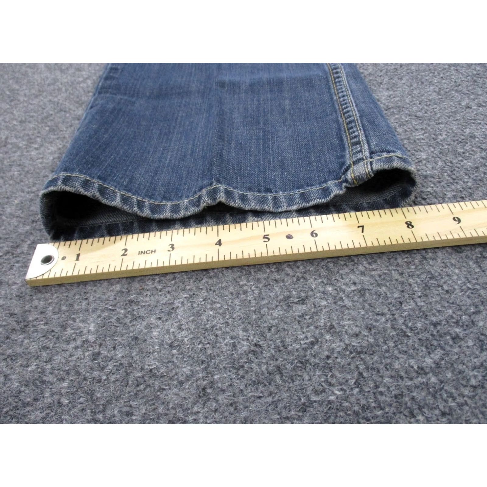 Ecko Unltd. Ecko Unltd Jeans Men Blue Denim Straight Casual Embroidered Y2K Skater Faded 36 Size US 36 / EU 52 - 6 Thumbnail