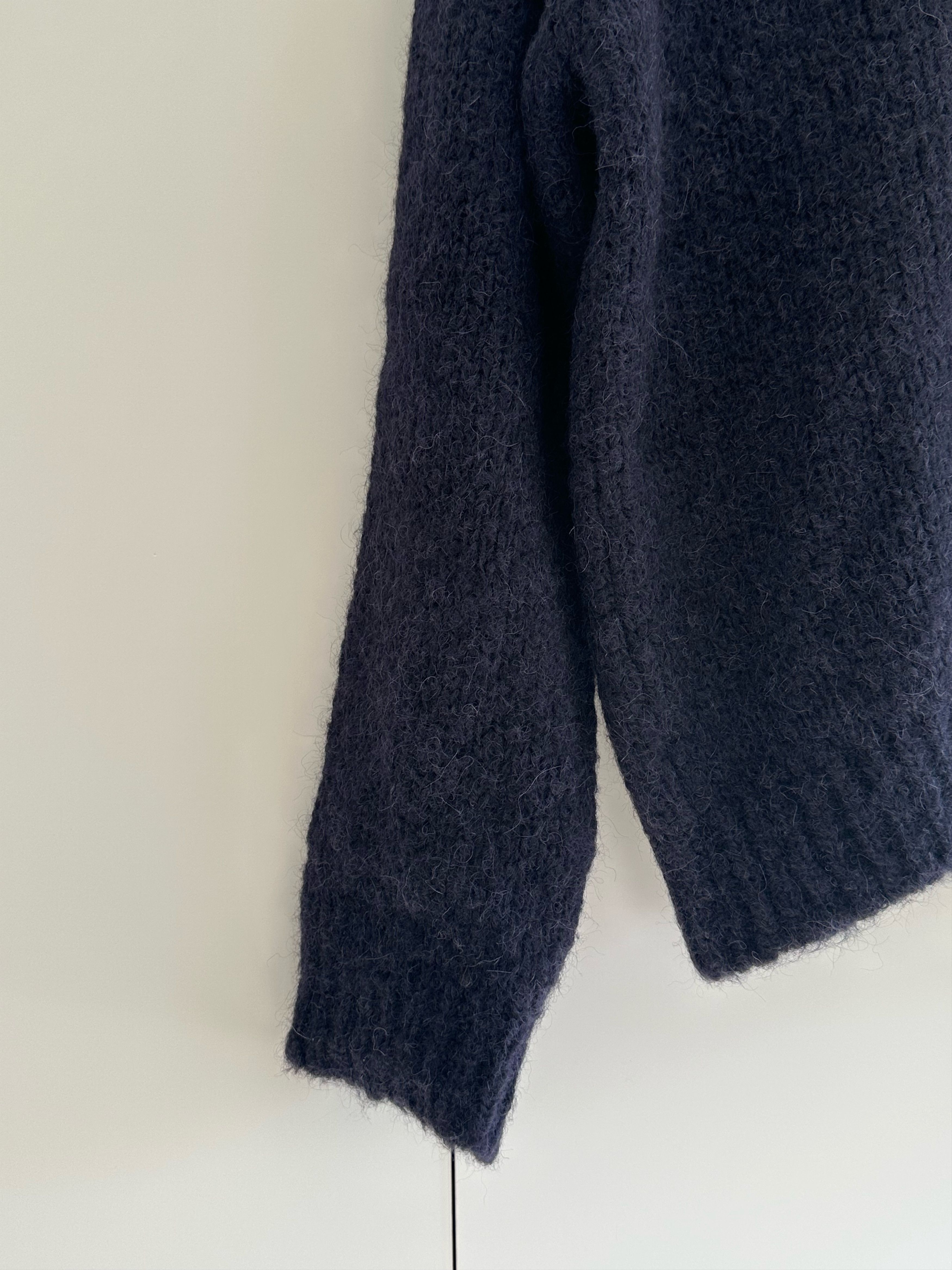 Our Legacy Opa Cardigan Fuzzy Navy Size US L / EU 52-54 / 3 - 4 Thumbnail