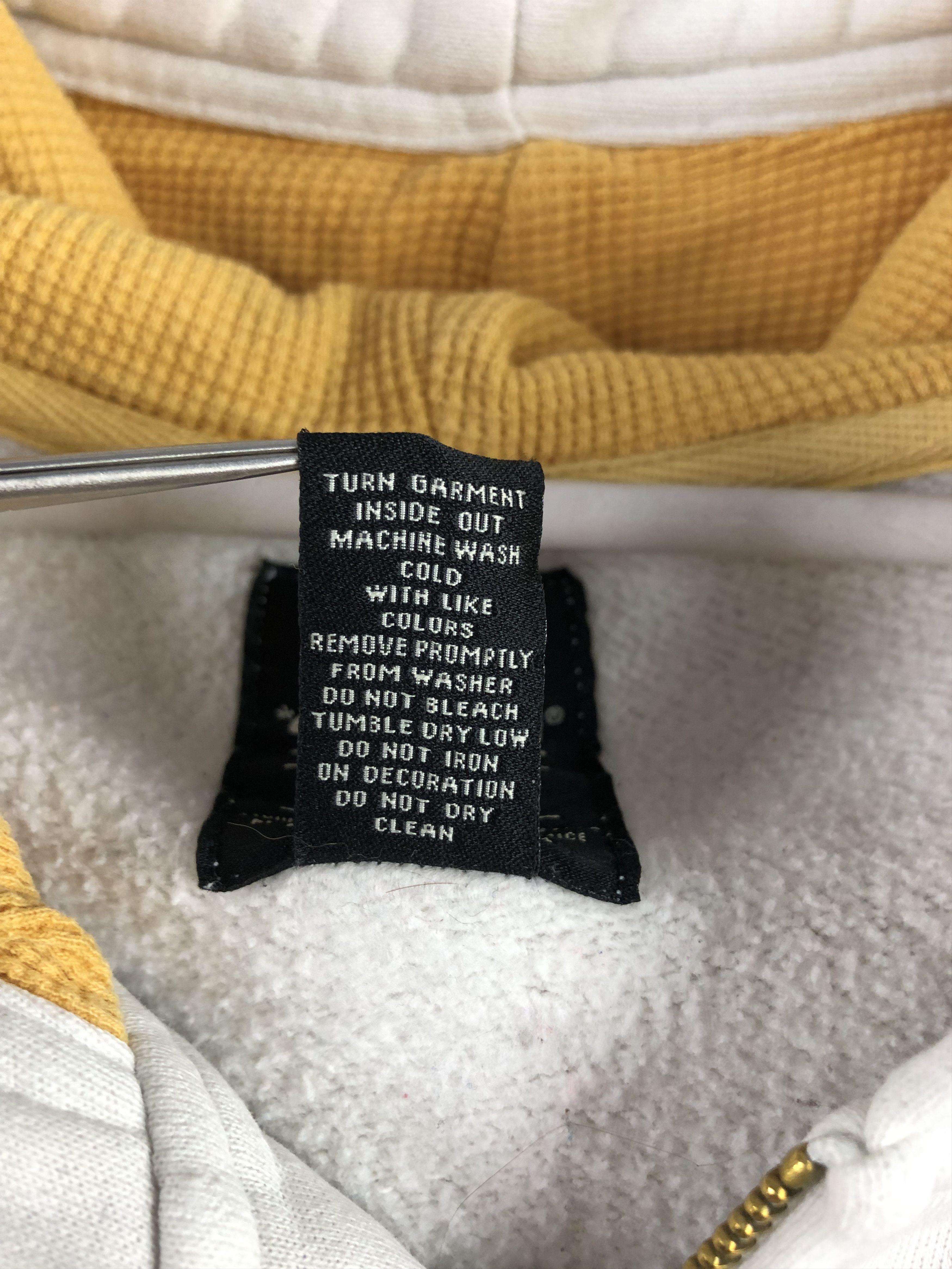 Ecko Unltd. × Vintage Vintage Ecko Unlimited Unltd Zipper Hoodie White Gray Gold Size US L / EU 52-54 / 3 - 17 Thumbnail