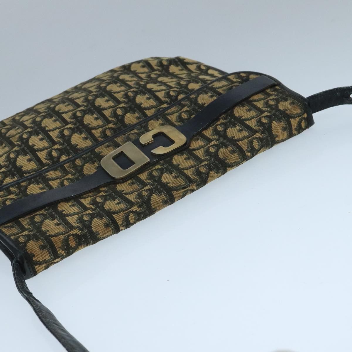 Dior DIOR Trotter Canvas Shoulder Bag Navy Size ONE SIZE - 6 Thumbnail