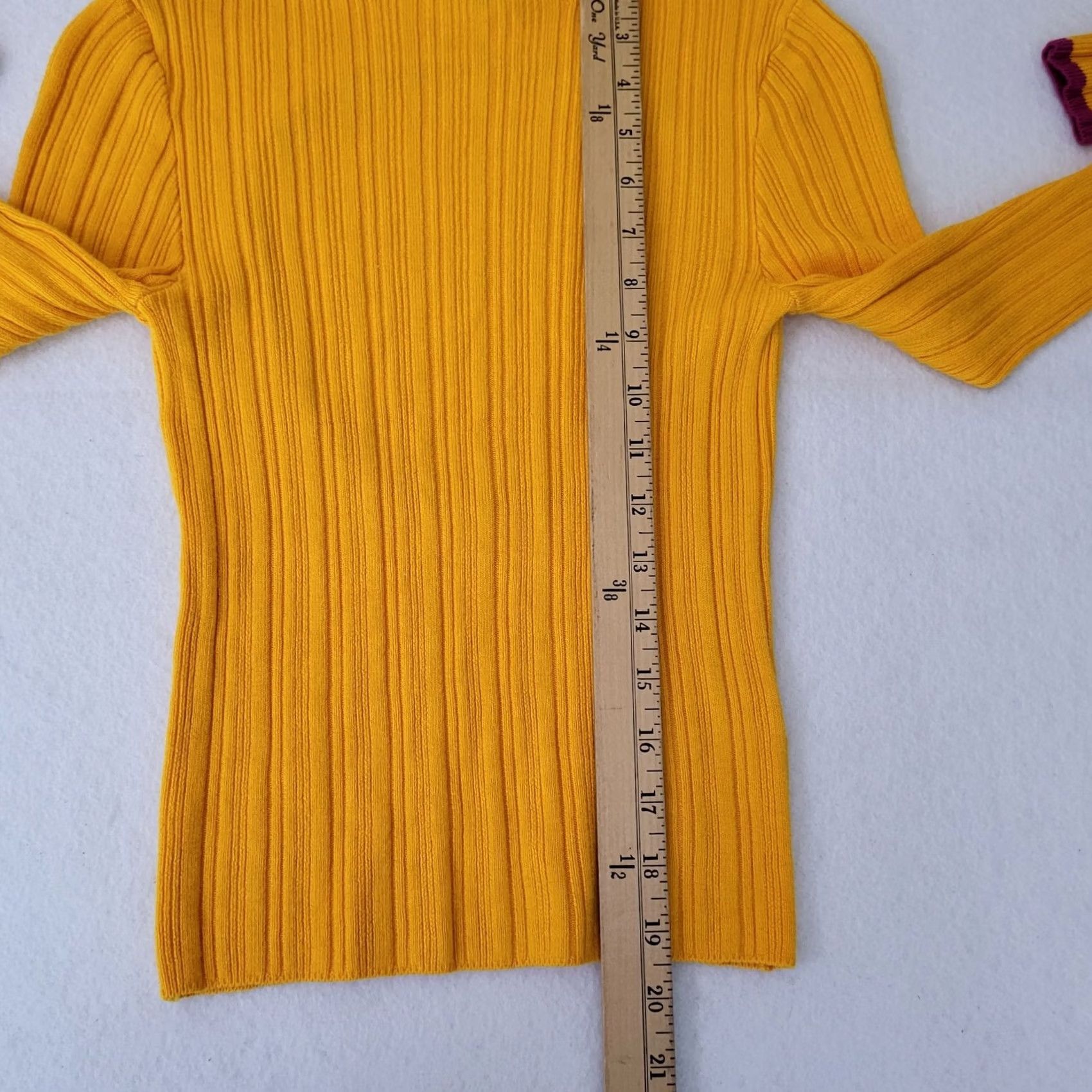 Bdg BDG Women's Yellow Kiara Open-back Sweater Top XS Regular Size XS / US 0-2 / IT 36-38 - 4 Thumbnail
