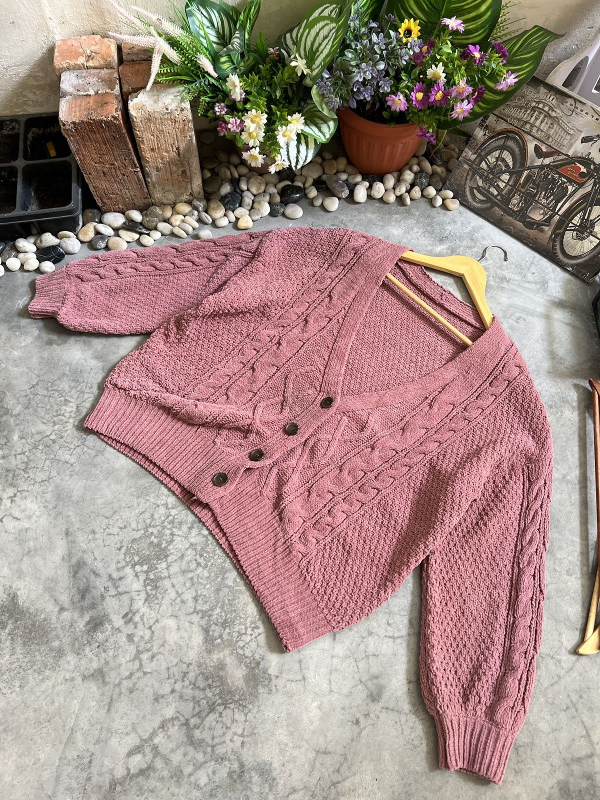Japanese Brand 🔥 VTG 🔥 Japanese Knit Cardigan Ann Demeuleester Style Size US XL / EU 56 / 4 - 4 Thumbnail