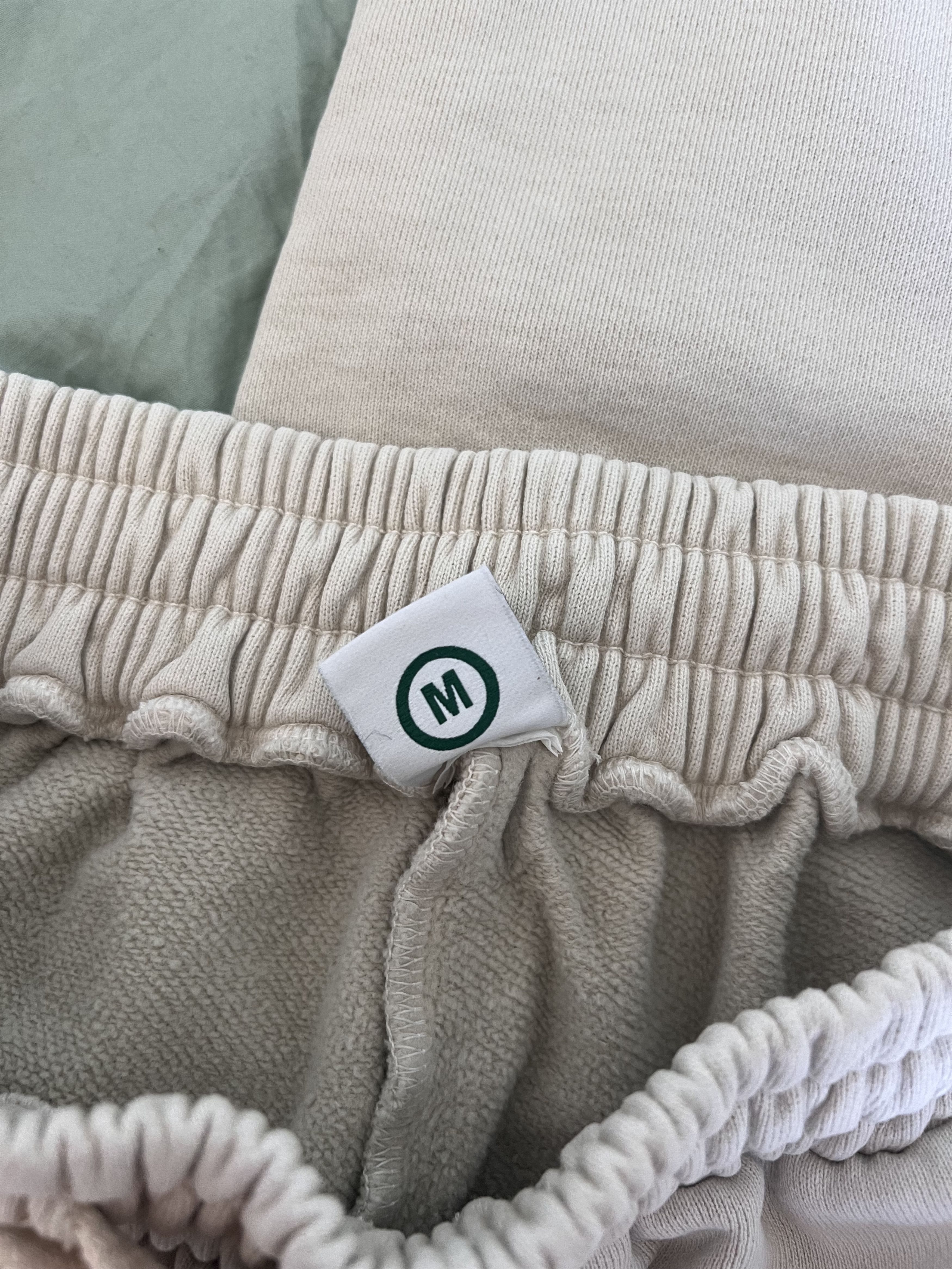 HIDDEN Hidden NY Applique Wide Leg Sweatpants in Natural Size US 30 / EU 46 - 8 Thumbnail