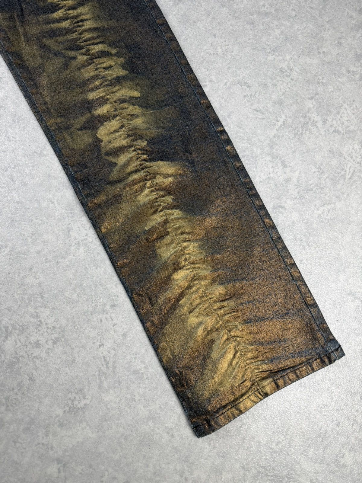 Iceberg Iceberg Icejeans Metallic Coated Denim Jeans Made in Italy Size 28" / US 6 / IT 42 - 2 Thumbnail