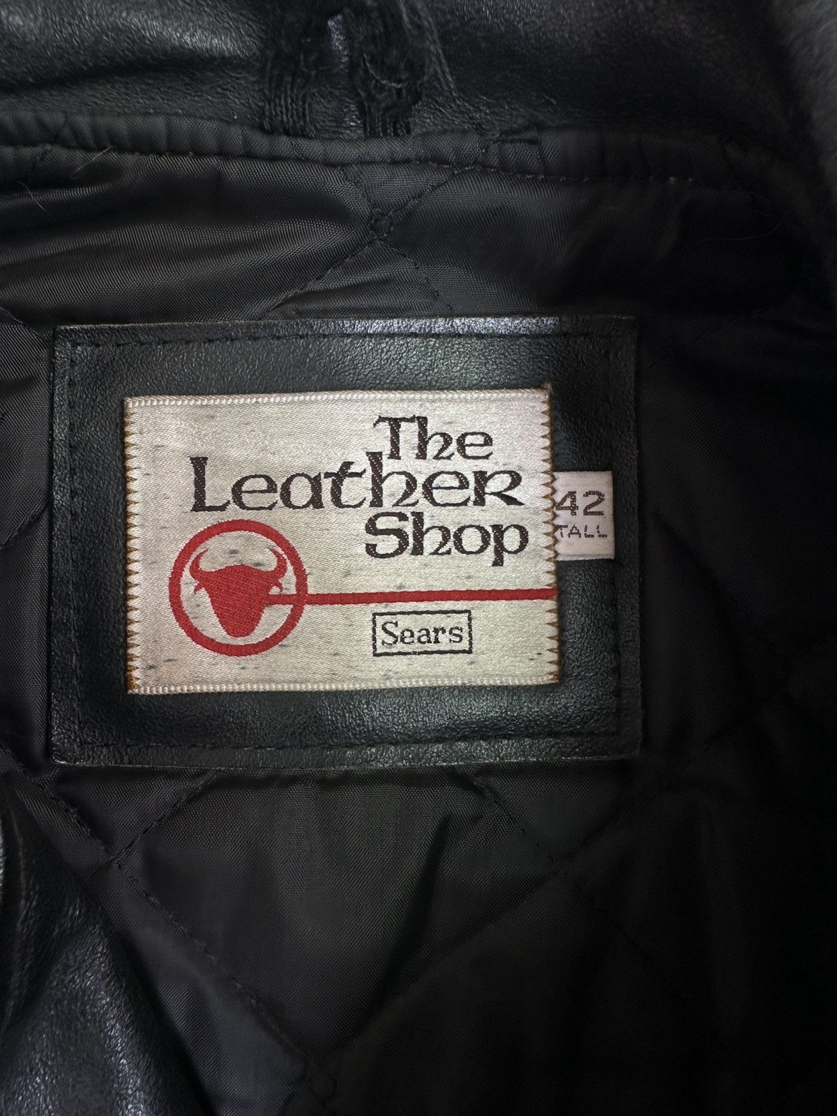 Sears Vintage 70s Sears Leather Biker Jacket Made in USA Size US L / EU 52-54 / 3 - 7 Thumbnail