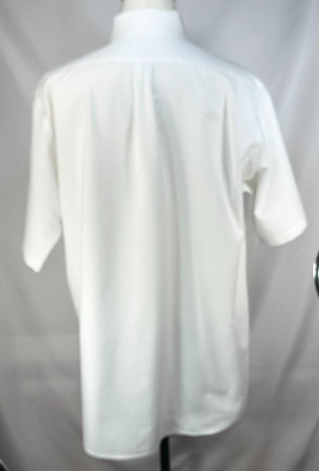 L.L. Bean LL Bean Blended Oxford Short Sleeve Button Up White Mens XL Size US XL / EU 56 / 4 - 2 Thumbnail