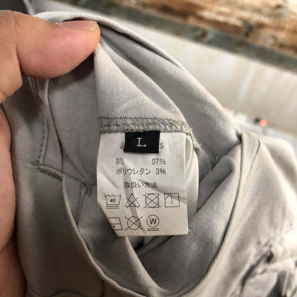 Japanese Brand Geride White Cargo utility Multipocket Pants #A1922 Size US 31 - 22 Thumbnail