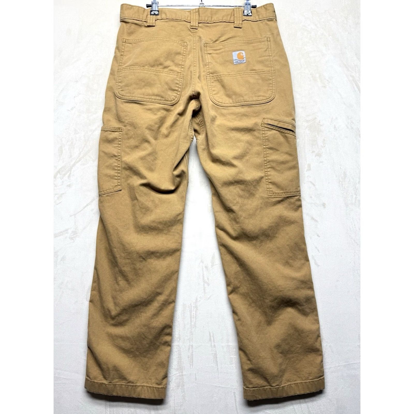 Carhartt Carhartt Pants Mens 33x30 Tan Canvas Rugged Flex Workwear