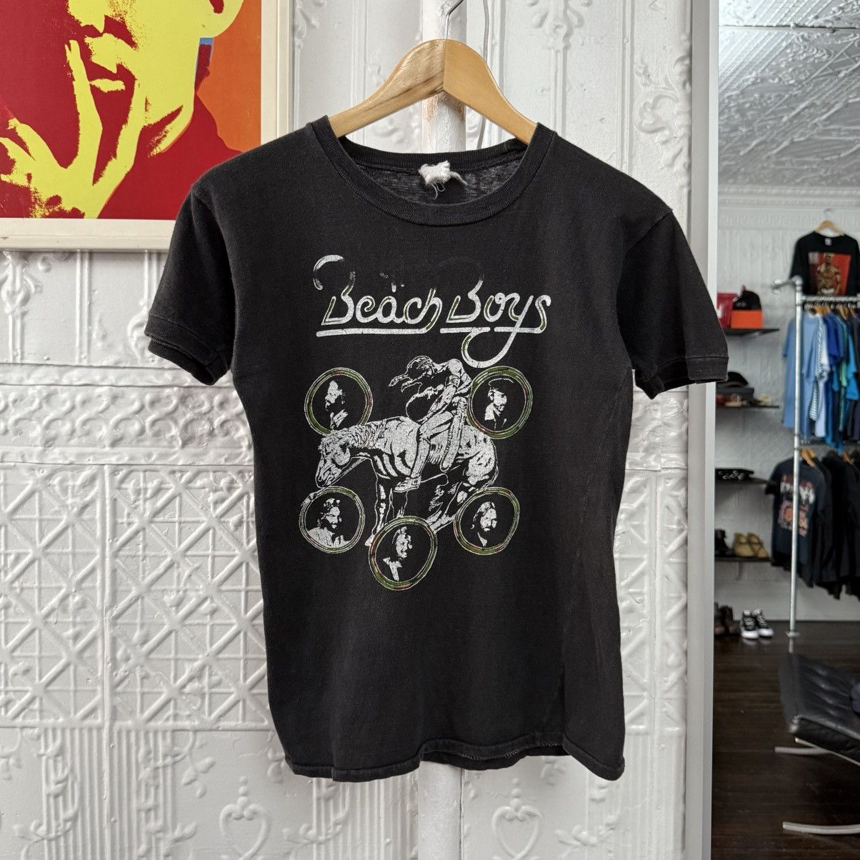 Vintage 1970s beach boys graphic tour tshirt Size US XS / EU 42 / 0 - 1 Thumbnail