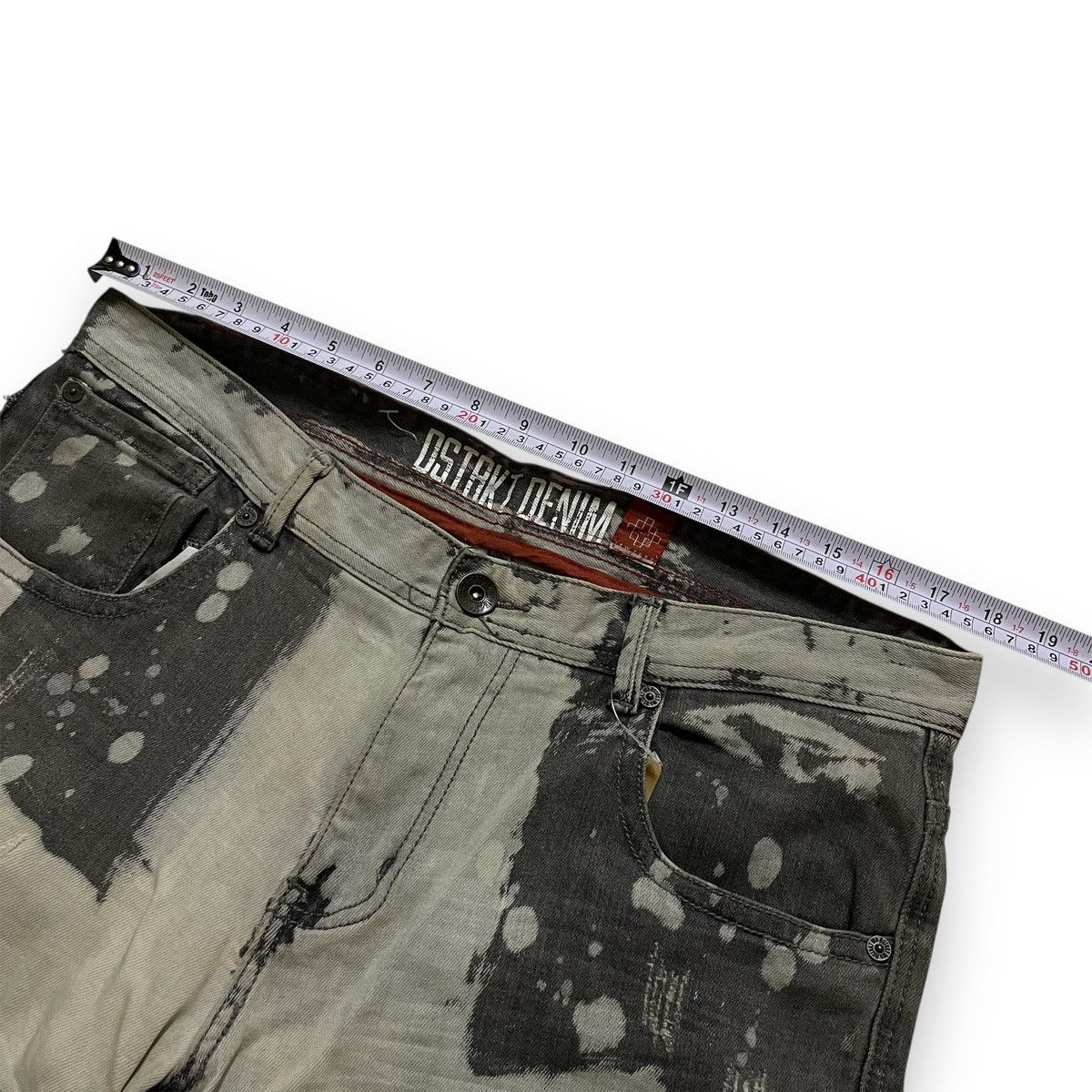 20471120 ORIGINAL BONDAGE ZIPPER ACID WASH DSTAKT DENIM (36×42) Size US 36 / EU 52 - 12 Thumbnail