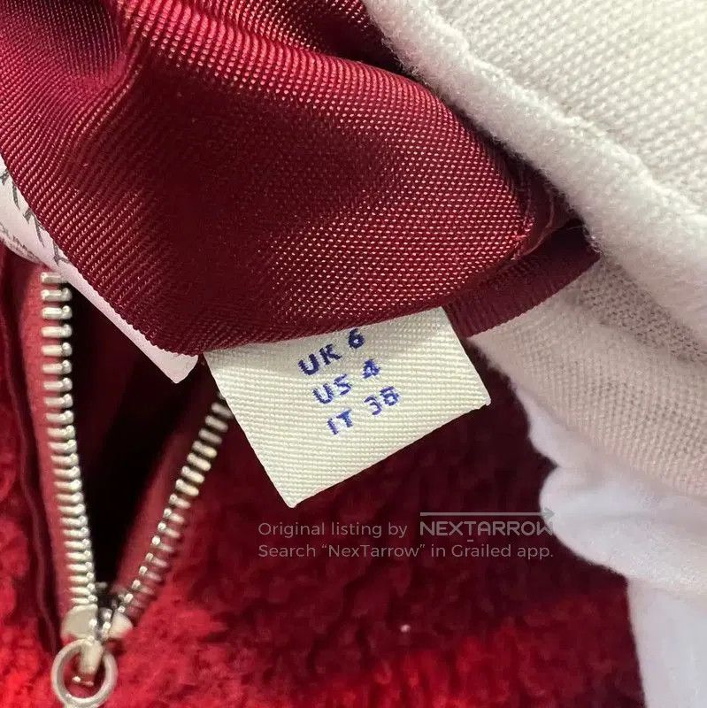 Burberry Burberry Red Wool Women's Jacket. Size XXS / US 00 / IT 34 - 6 Thumbnail