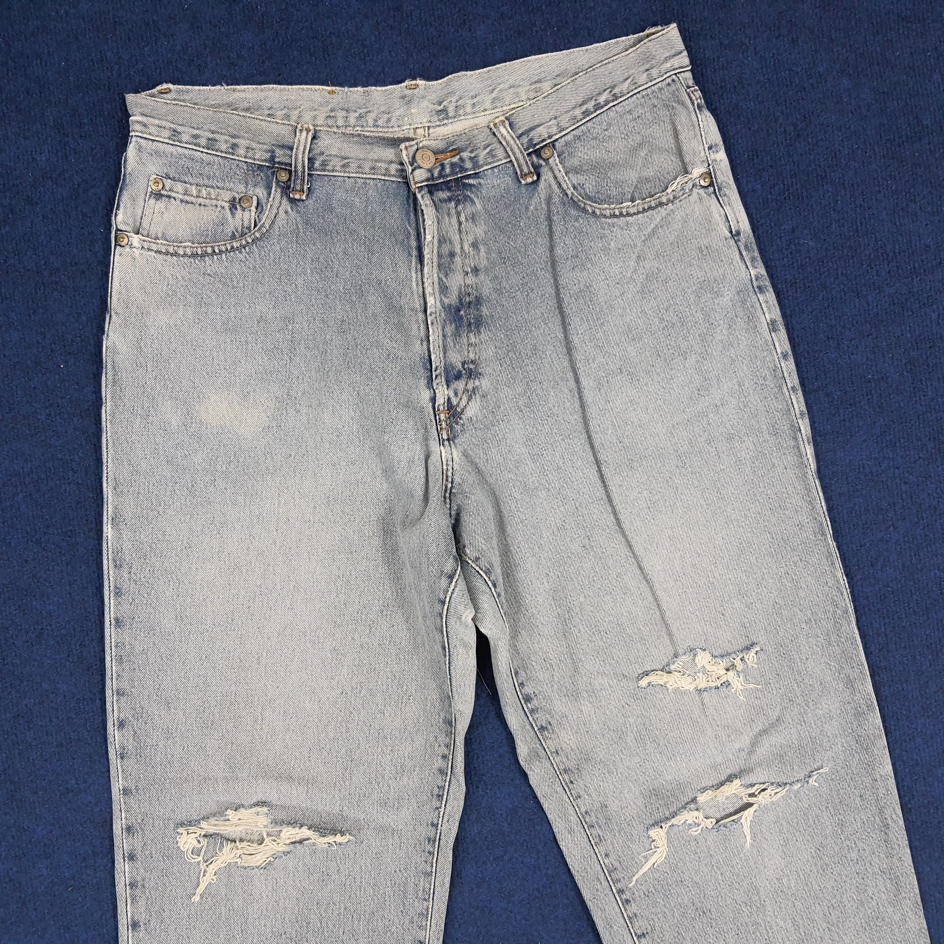 RRL Ralph Lauren × Vintage Vintage RRL Ralph Lauren Distressed Jeans Size US 34 / EU 50 - 2 Thumbnail