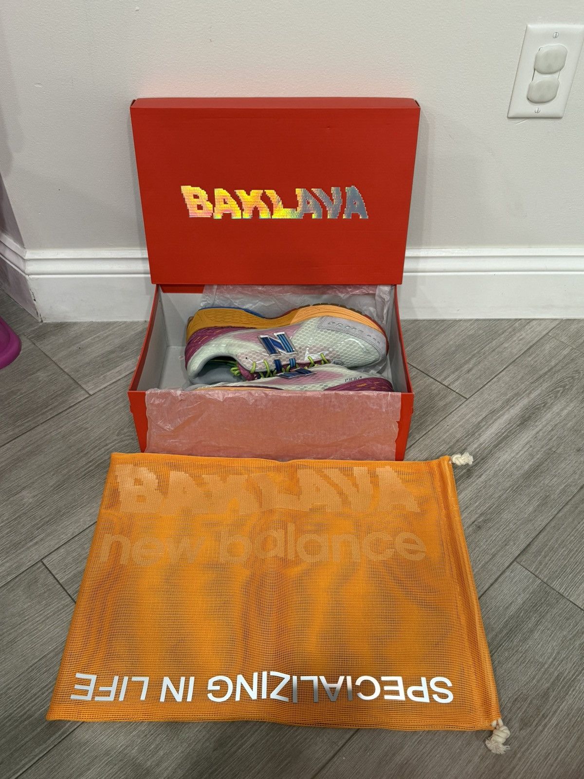Action Bronson × New Balance Action Bronson New Balance 1906R Rosewater Green Pink Sz 12 Size US 12 / EU 45 - 3 Thumbnail