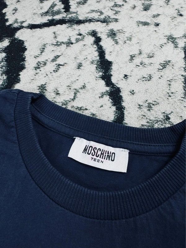 Moschino Moschino navy blue yellow T-shirt XS Size US XS / EU 42 / 0 - 4 Thumbnail
