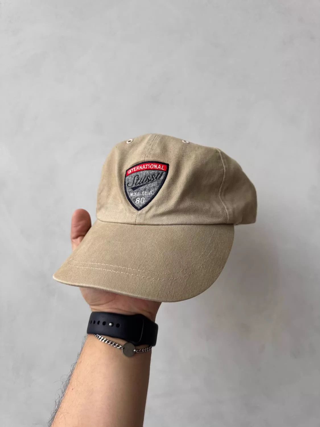 Stussy Stussy Vintage Distressed Knight Shield Logo Hat Unisex 1/1 Size ONE SIZE - 5 Thumbnail