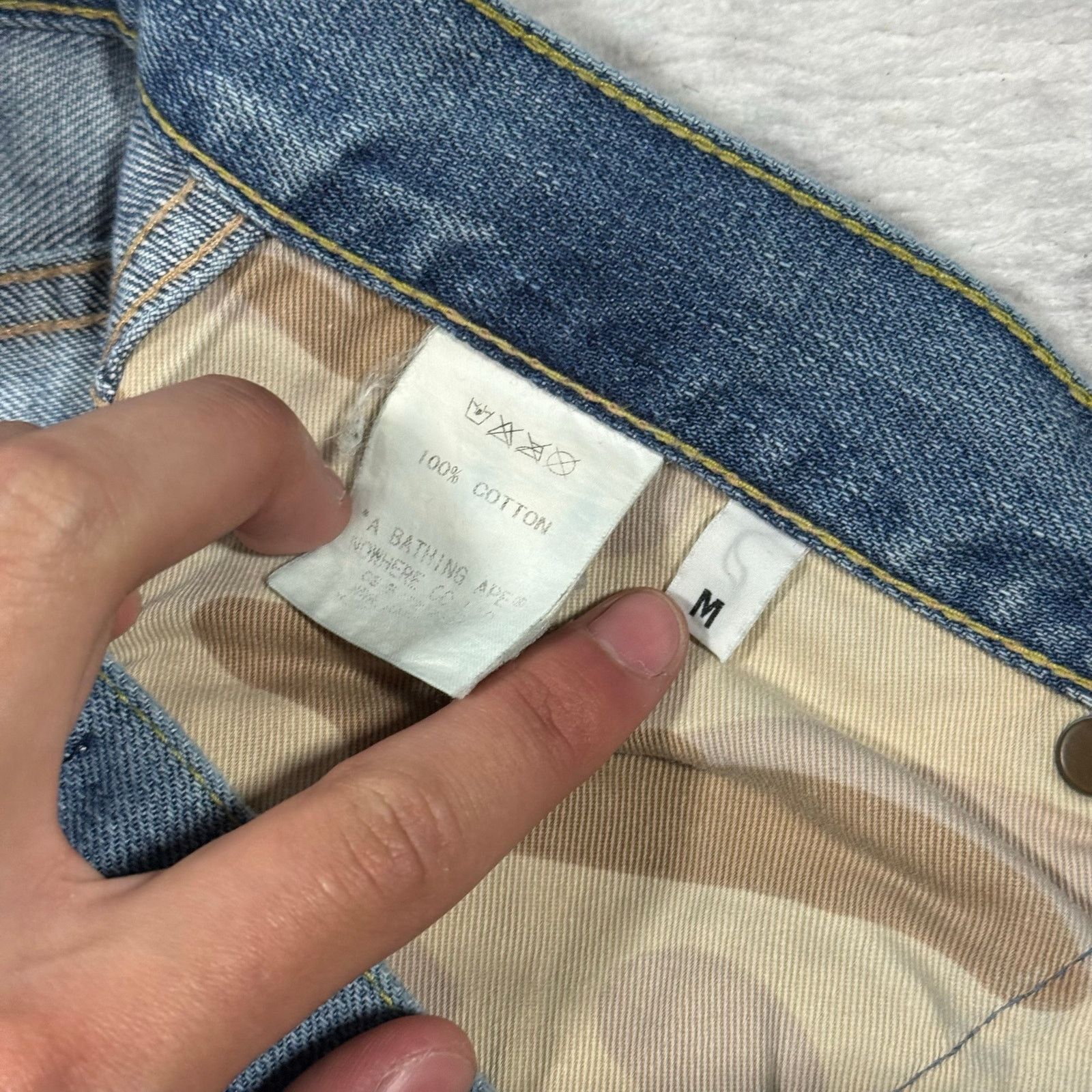 Bape × Nigo Authentic Bape 2000’s Baby Milo Faces Jeans 30 Size US 30 / EU 46 - 5 Thumbnail