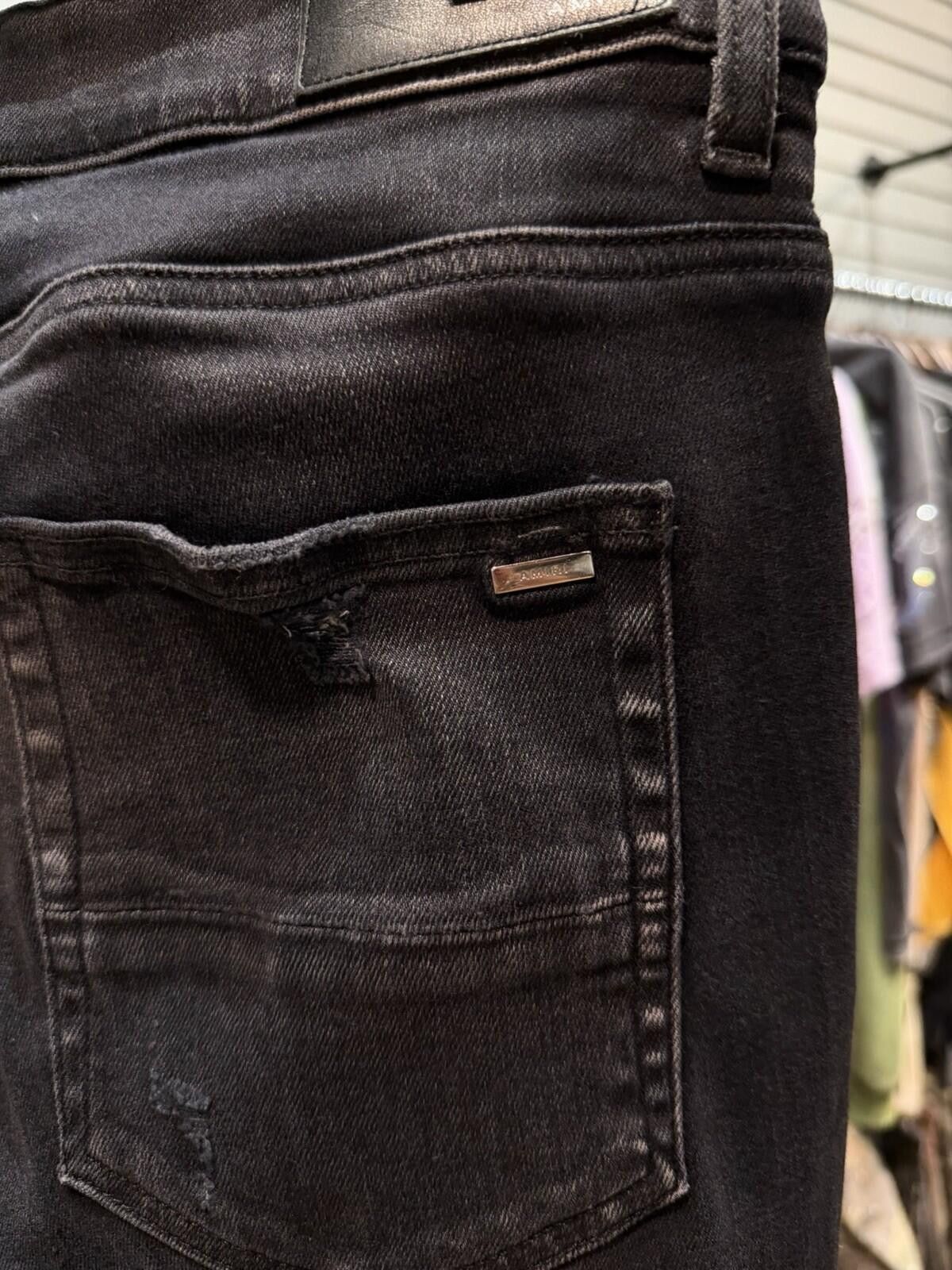 Amiri Size 33 - Amiri Black Jeans Rips Style Jeans 100% Authentic Size US 33 - 9 Thumbnail