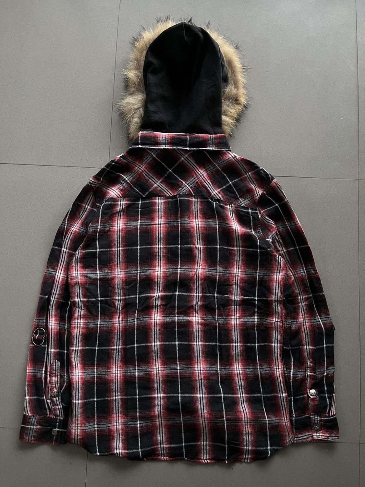 14th Addiction Japanese 31040=Skkone Double Layer Fur Gothic Punk Vkei Size US L / EU 52-54 / 3 - 2 Thumbnail