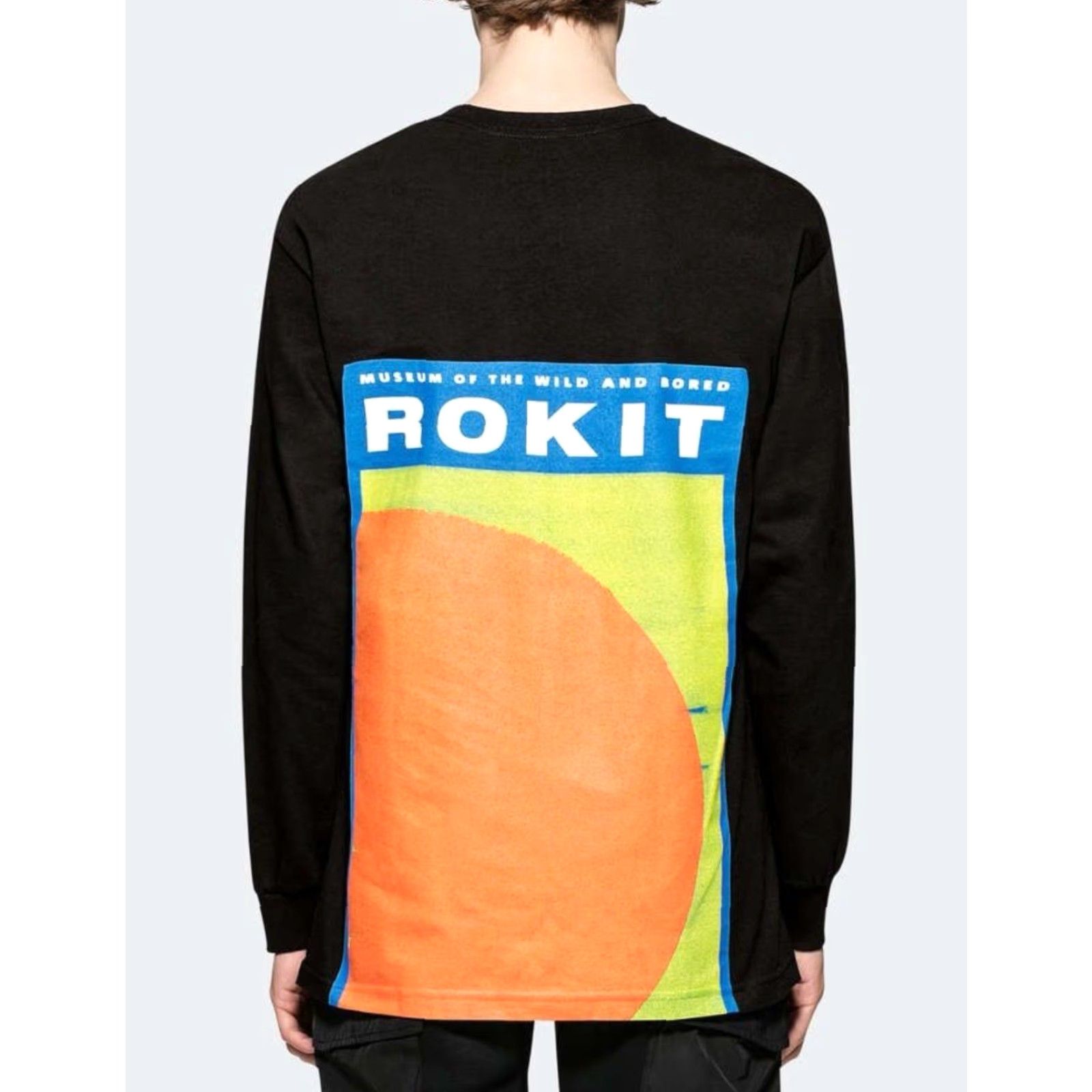 Vintage **ROKIT MUSEUM OF THE WILD BORER CURATOR FW18 MD BLACK T-SHIRT** User: ROKIT MUSEUM OF THE WILD BORER CURATOR FW18 MD BLACK T-SHIRT Size US M / EU 48-50 / 2 - 2 Thumbnail