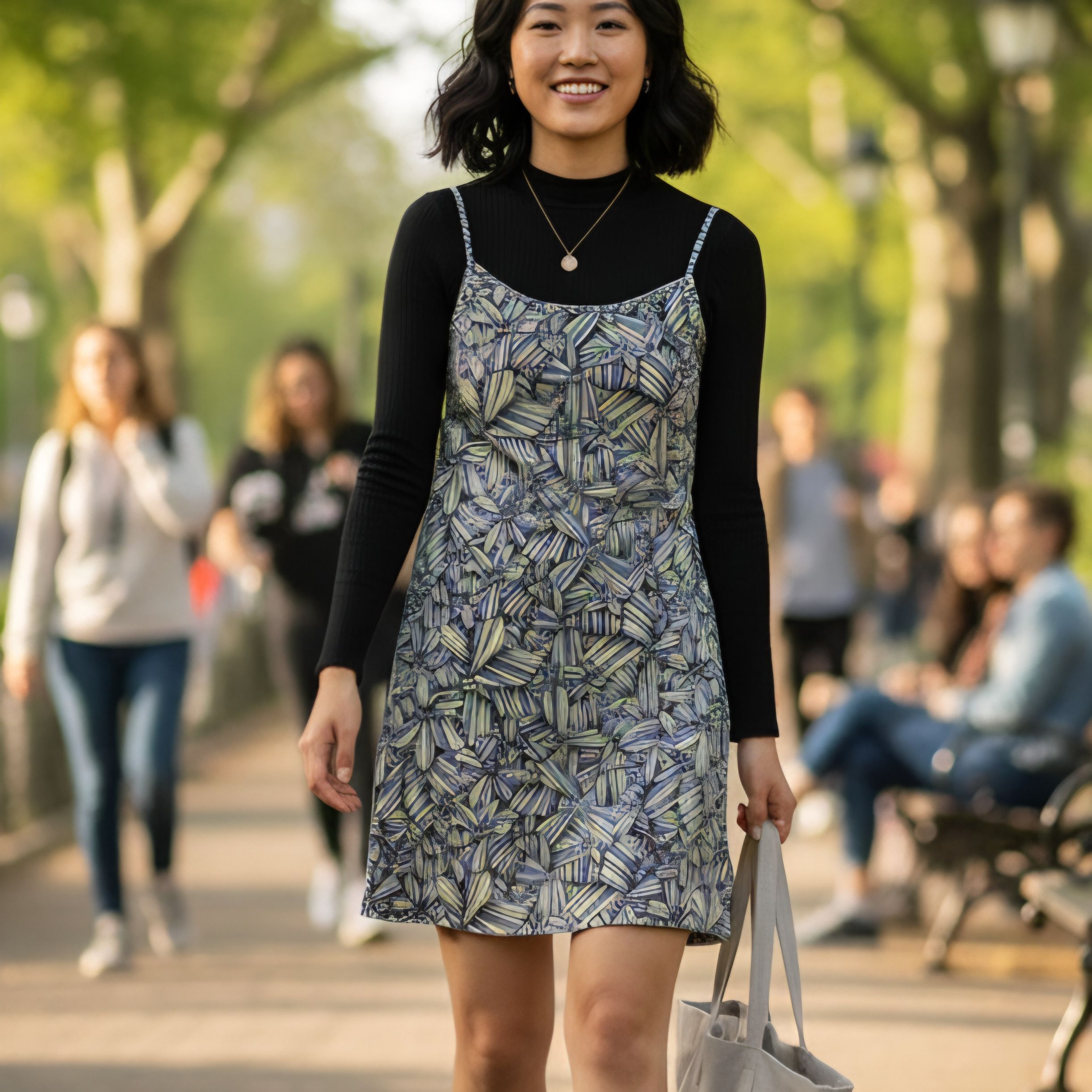 Marc Jacobs Marc Jacobs Size M Dress Abstract Floral Spaghetti Strap Size M / US 6-8 / IT 42-44 - 10 Thumbnail