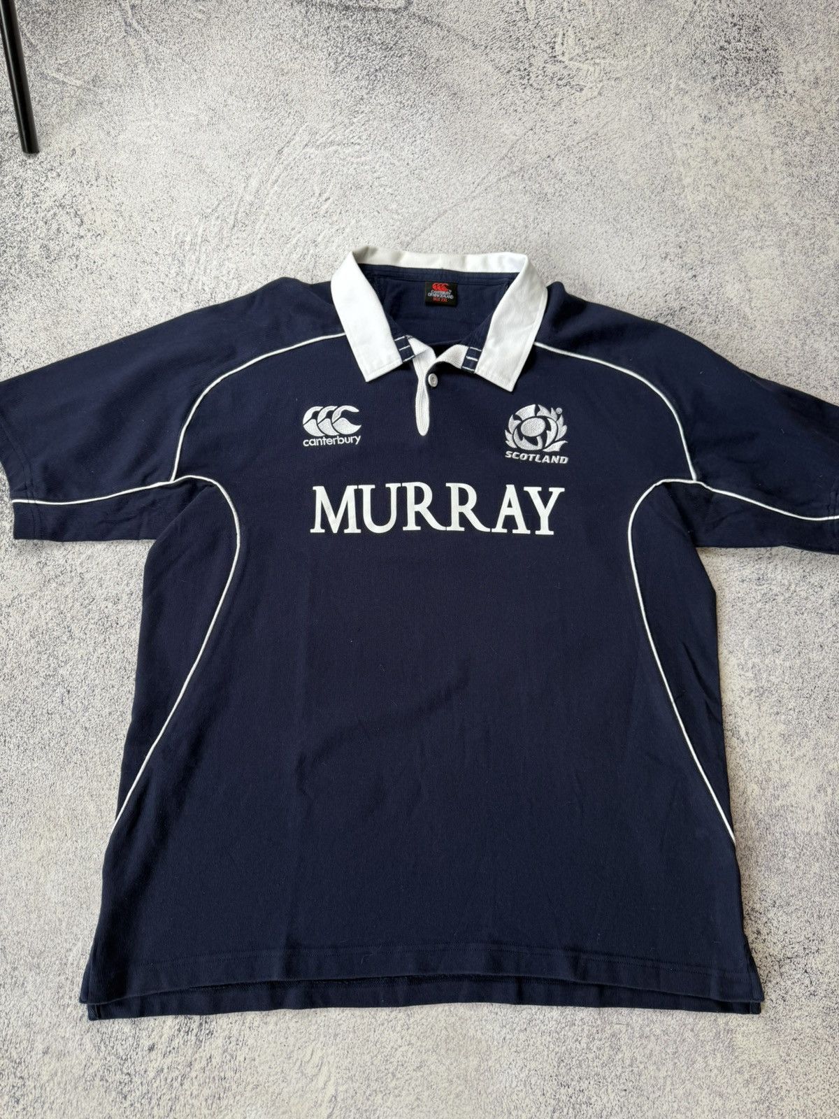 Rugby Ralph Lauren Scotland Rugby Shirt Men's Canterbury 2009 Home Jersey Size US XXL / EU 58 / 5 - 3 Thumbnail