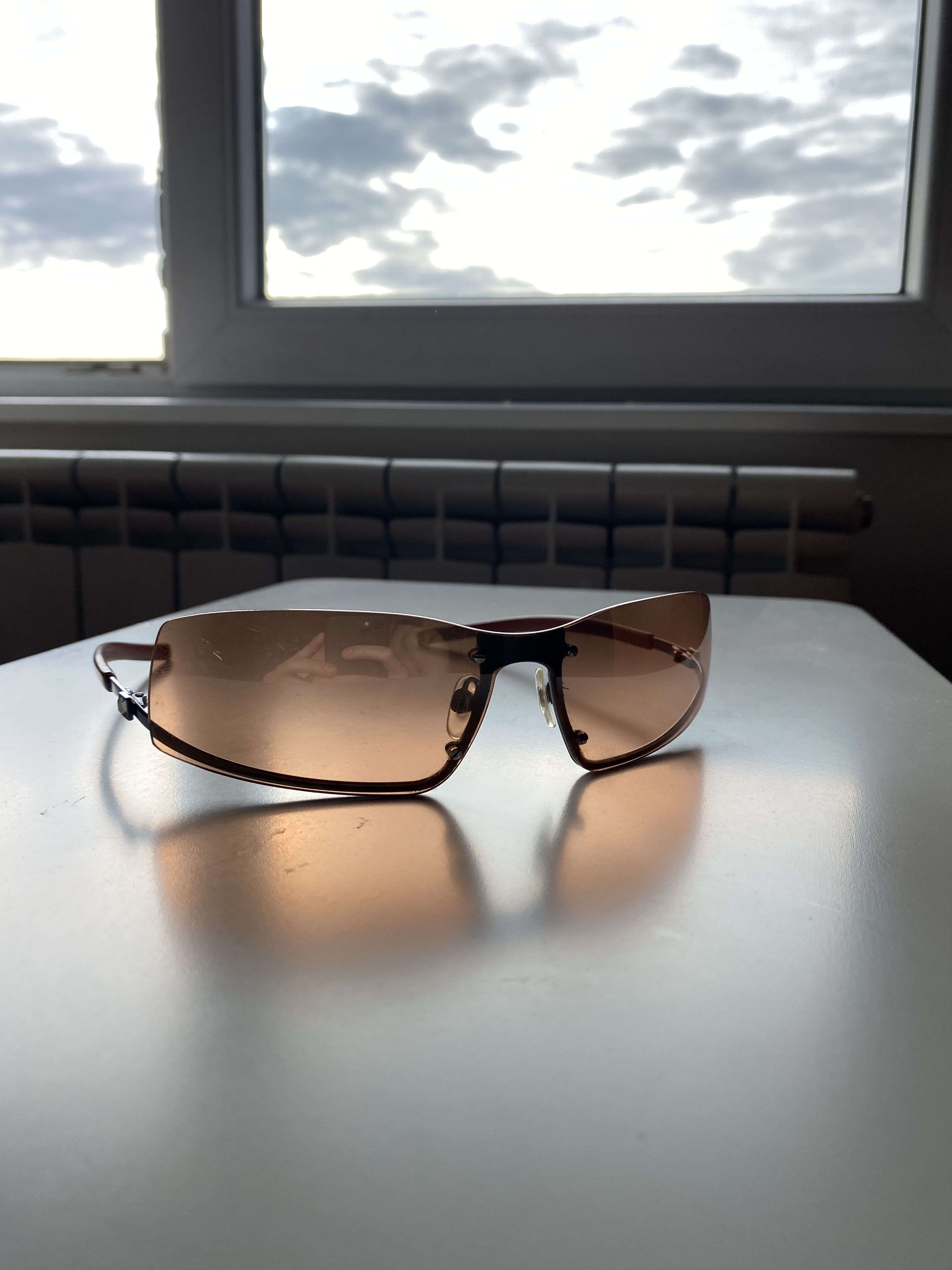 Chanel Vintage Chanel Orange Sunglasses Size ONE SIZE - 1 Thumbnail