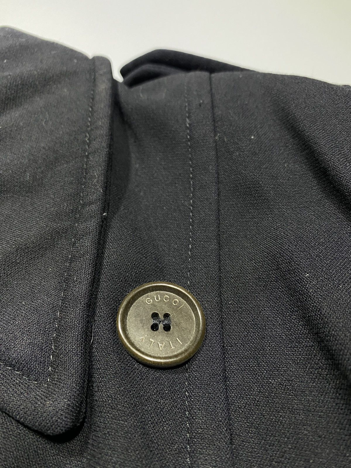 Gucci 90s Gucci - Tom Ford Wool Long Coat Size US M / EU 48-50 / 2 - 13 Thumbnail