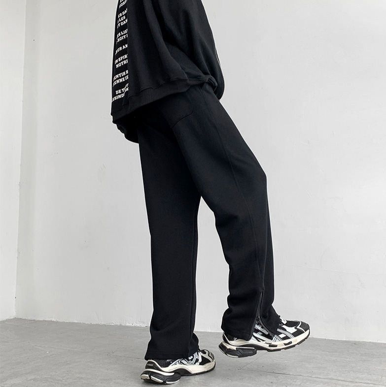 Japanese Brand × Jean Black Sweatpants Men's Fashion Size US 26 / EU 42 - 7 Thumbnail