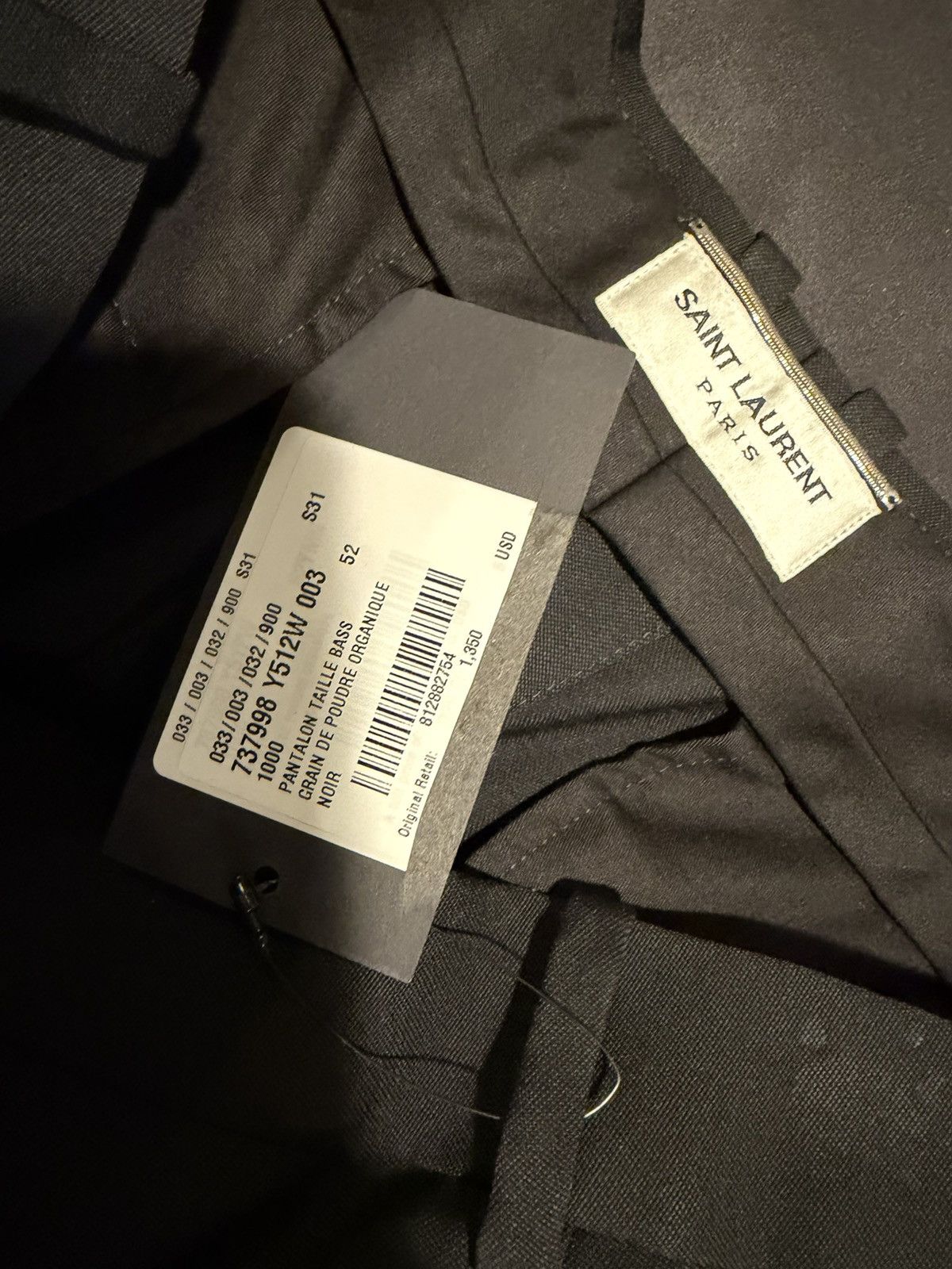 Saint Laurent Paris Saint laurent mens 2022 tuxedo dress pants. 52/36. $1650 Size US 36 / EU 52 - 8 Thumbnail