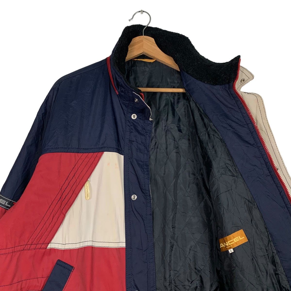 Lancel LANCEL PARIS Colorblock Jacket #0048-C3 Size US L / EU 52-54 / 3 - 11 Thumbnail